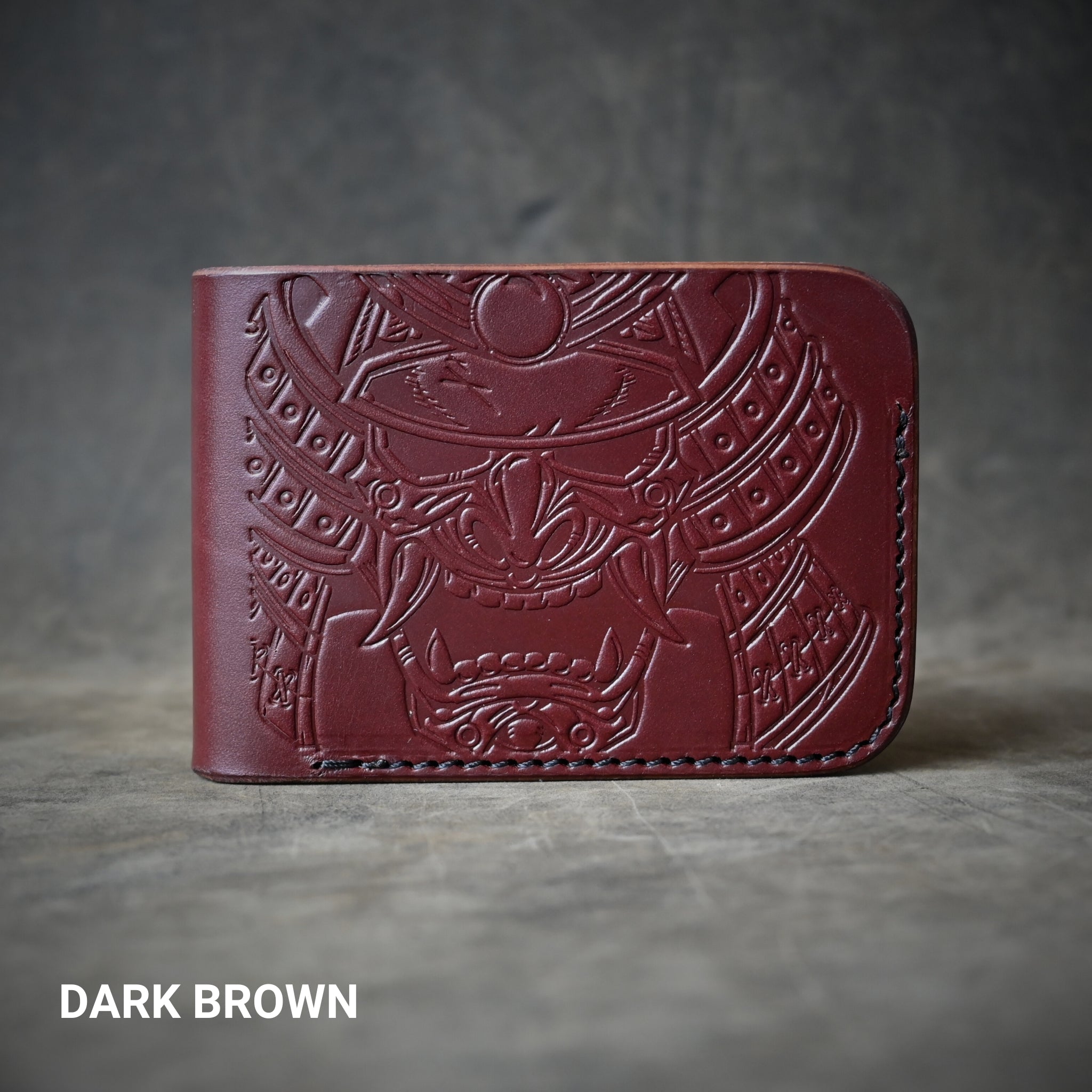 Samurai Mask Bifold 2.0 Leather Wallet
