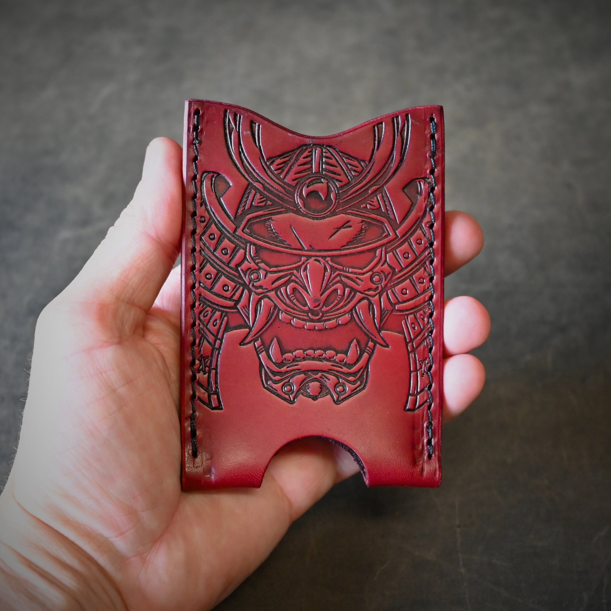 Samurai Mask Original Minimalist Wallet