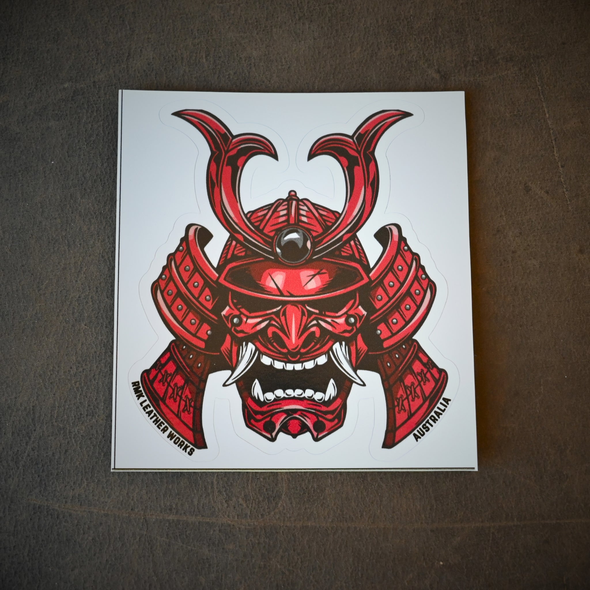 Samurai Mask Sticker