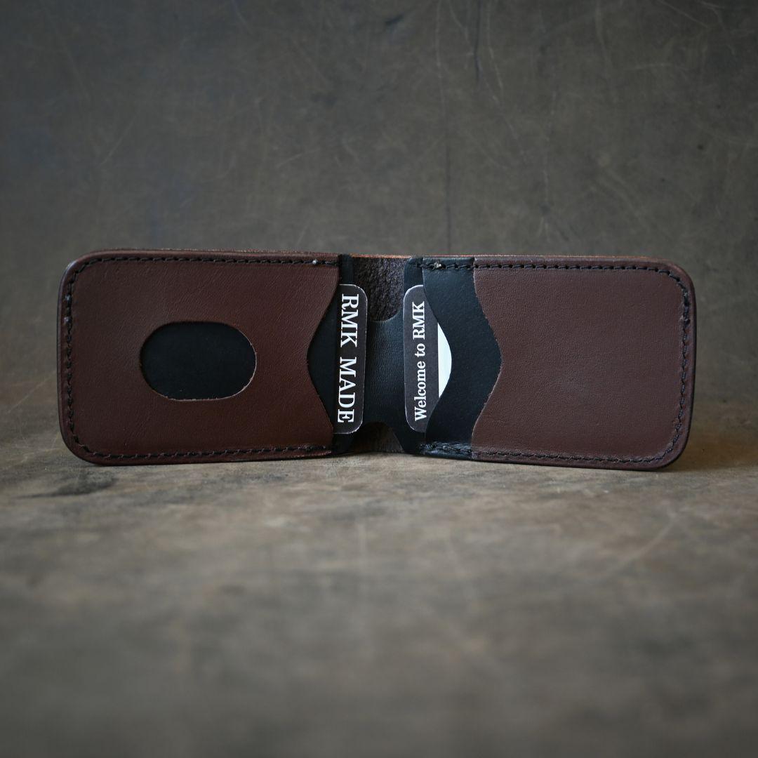 Vegvisir Minimalist Bifold Wallet Dark Brown