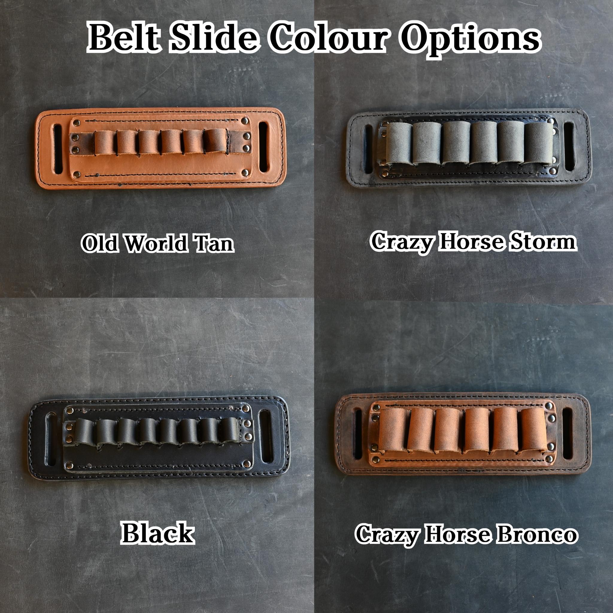 Leather Ammo Belt Slide