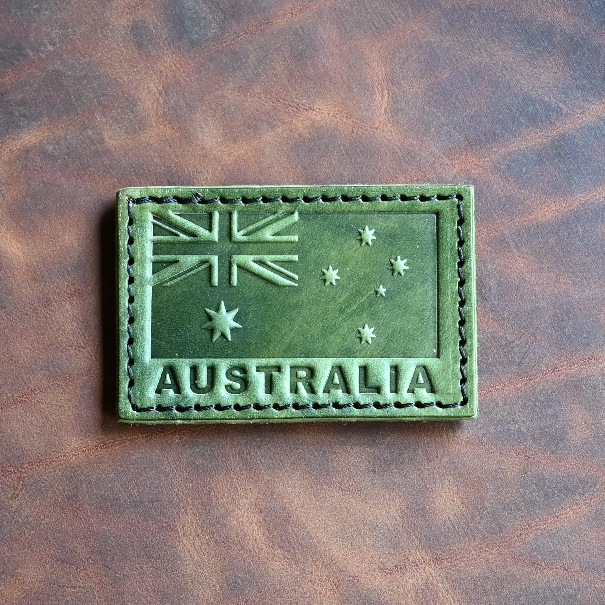 RMK Australian National Flag Leather Patch