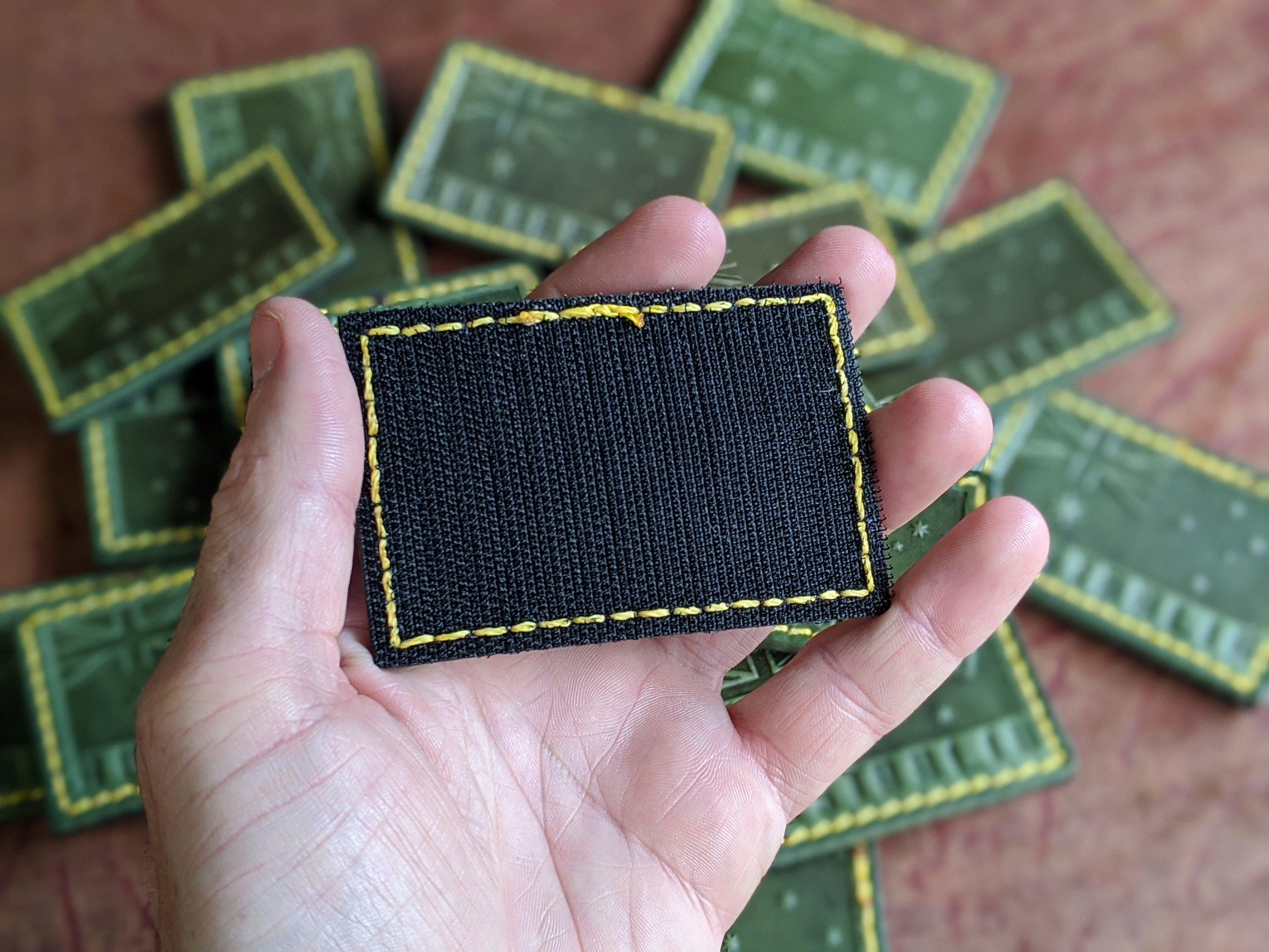 RMK Green & Gold Australian national flag leather patch
