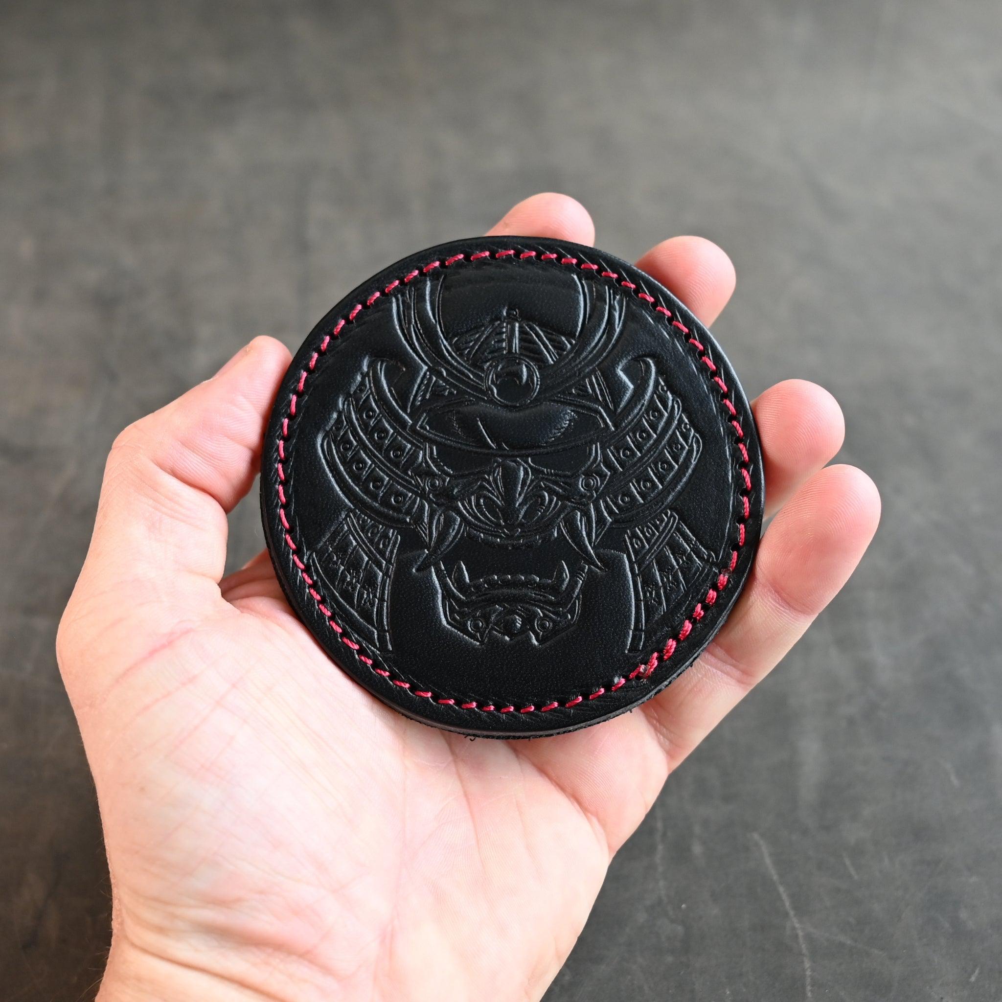 Samurai Mask Leather Patch