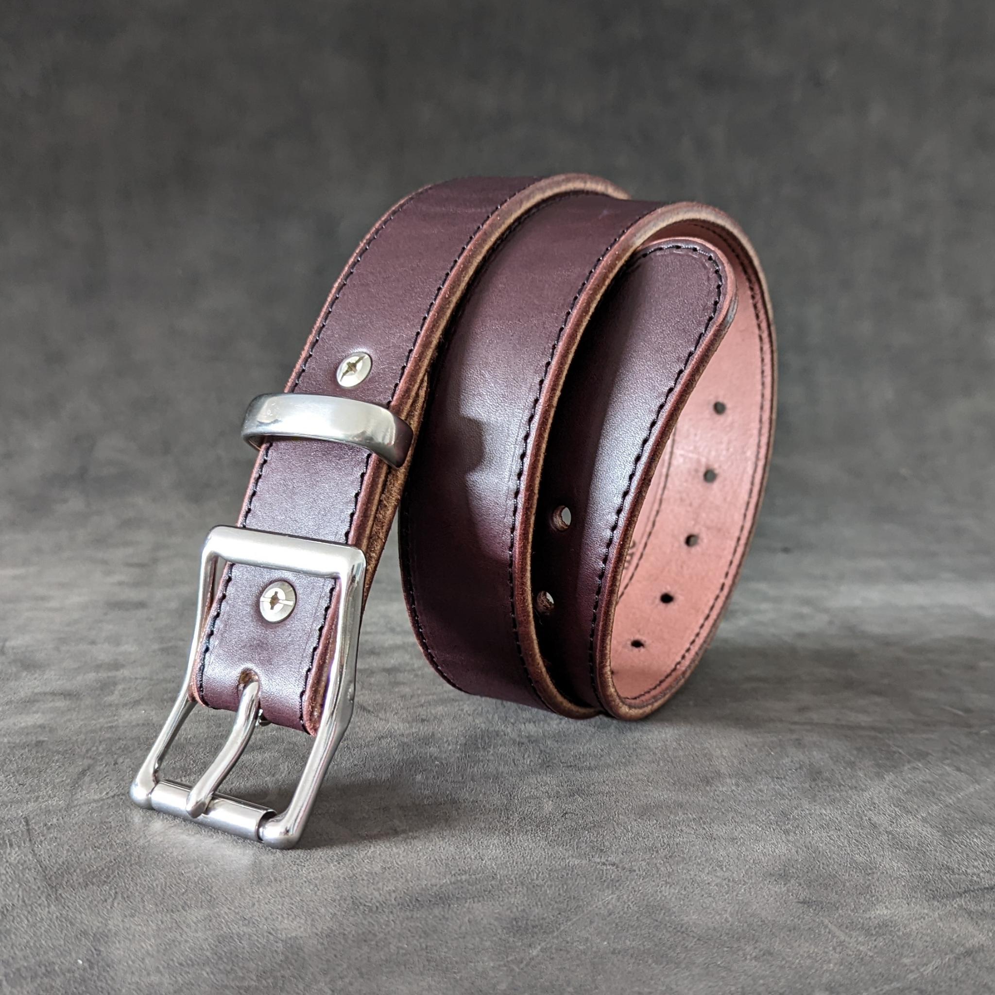 Secret Message Leather Belts