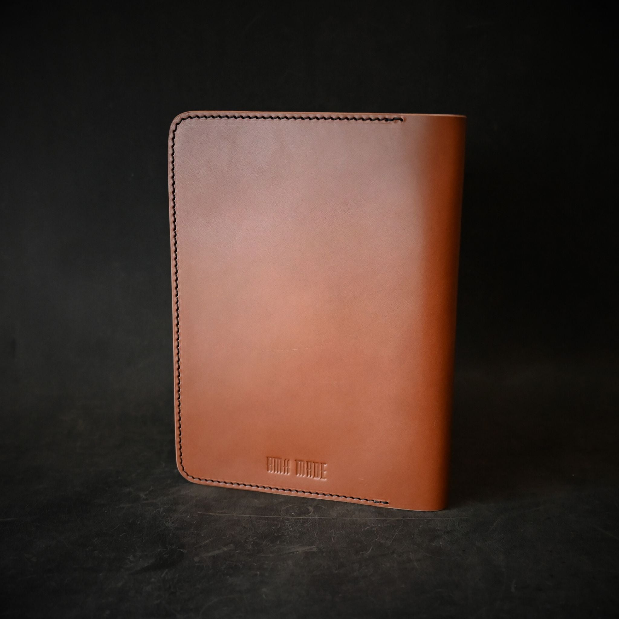 A5 Leather Notebook Cover Saddle Tan