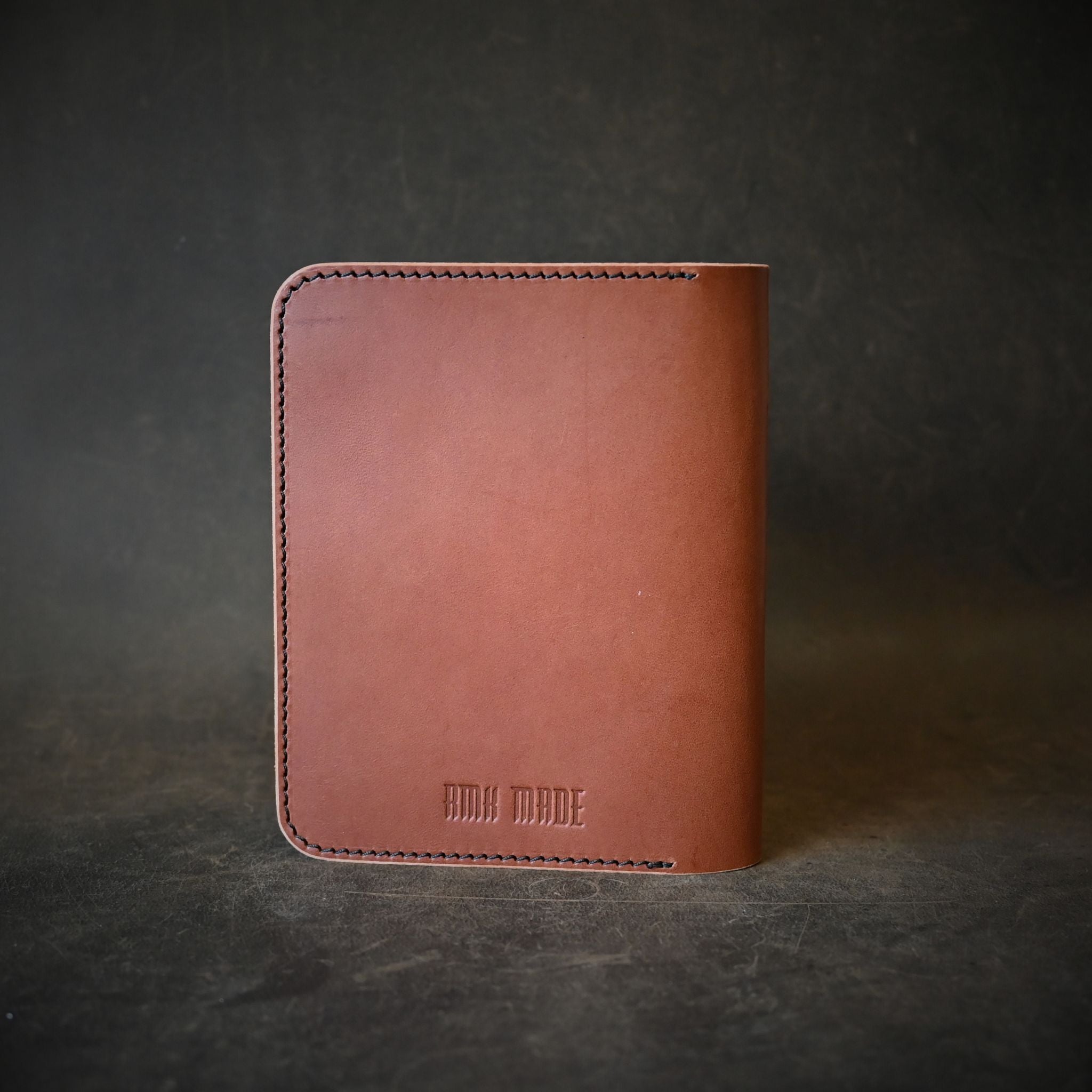 A6 Leather Notebook Cover Chocolate Brown