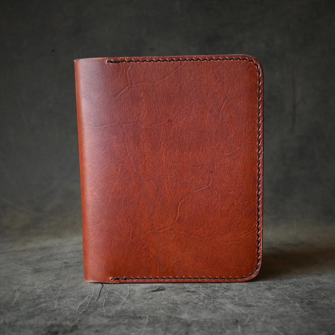 A6 Leather Notebook Cover Italian Whiskey