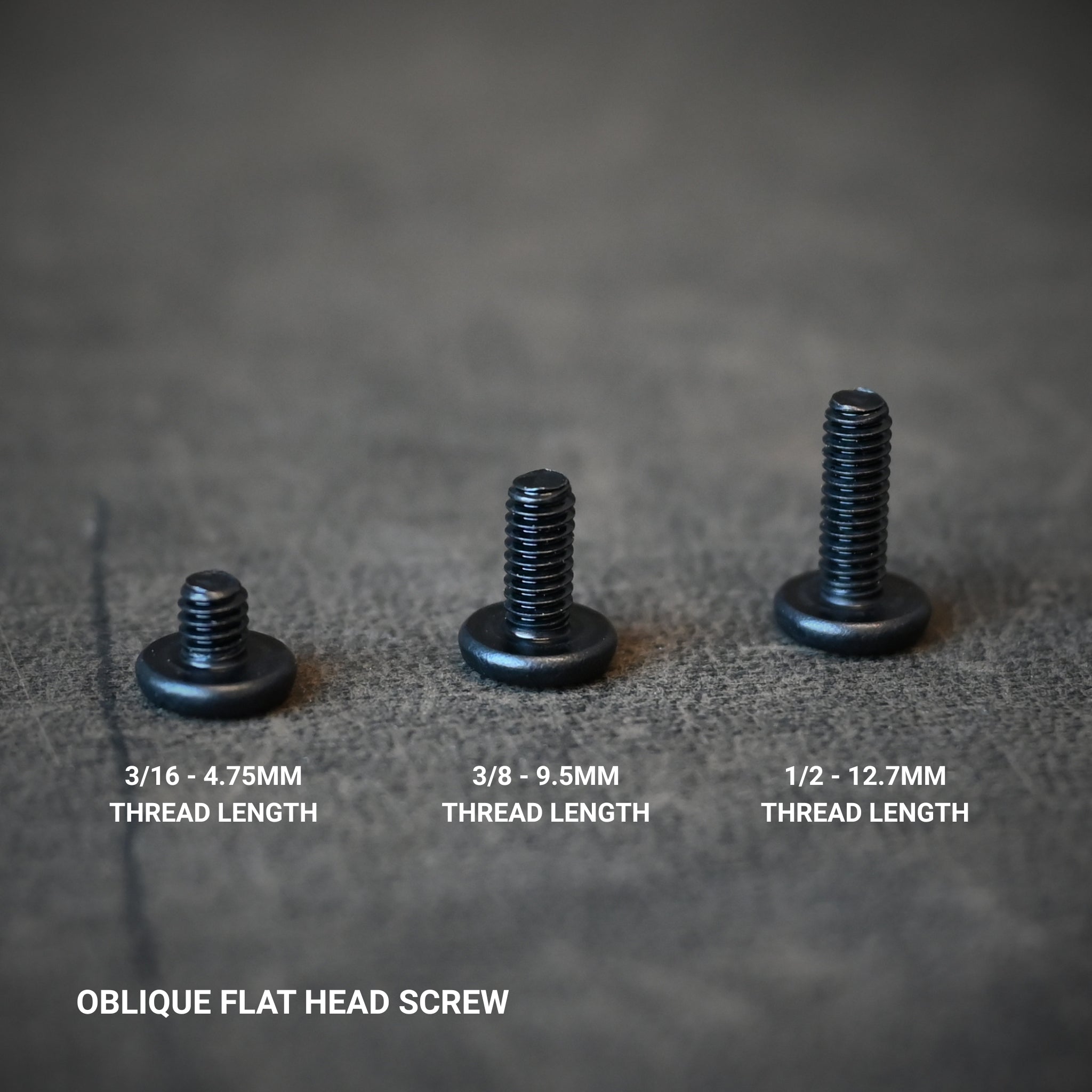 Black Oxide Chicago Screws