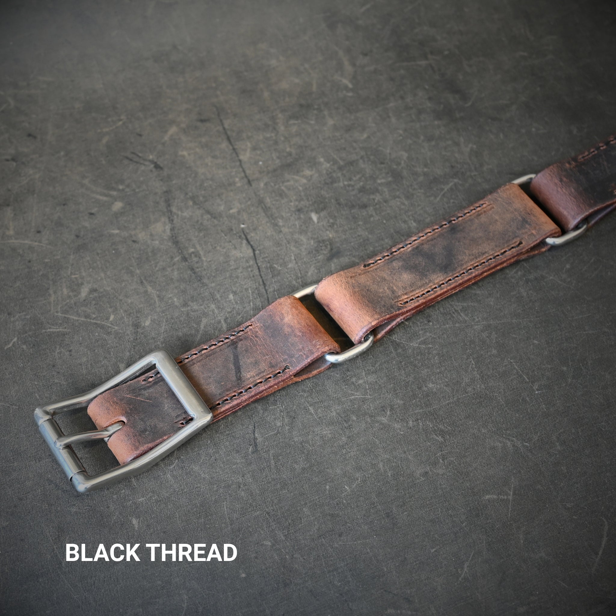 Buffalo Leather Hobble Belt