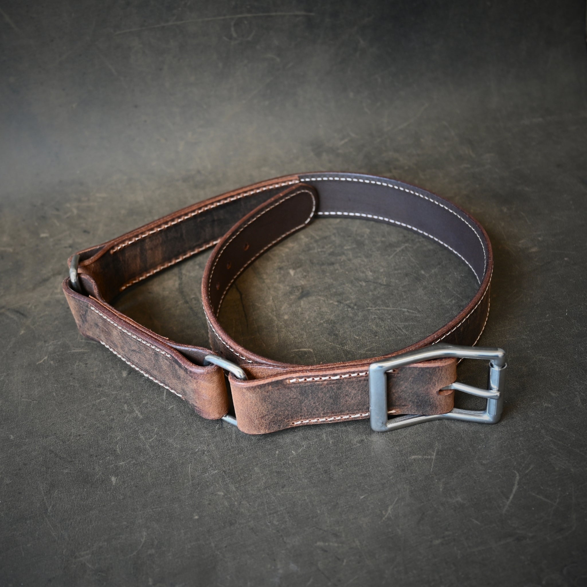 Buffalo Leather Hobble Belt
