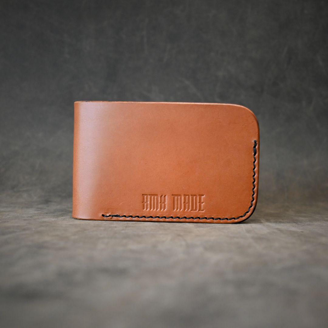 Classic Minimalist Bifold Wallet Saddle Tan