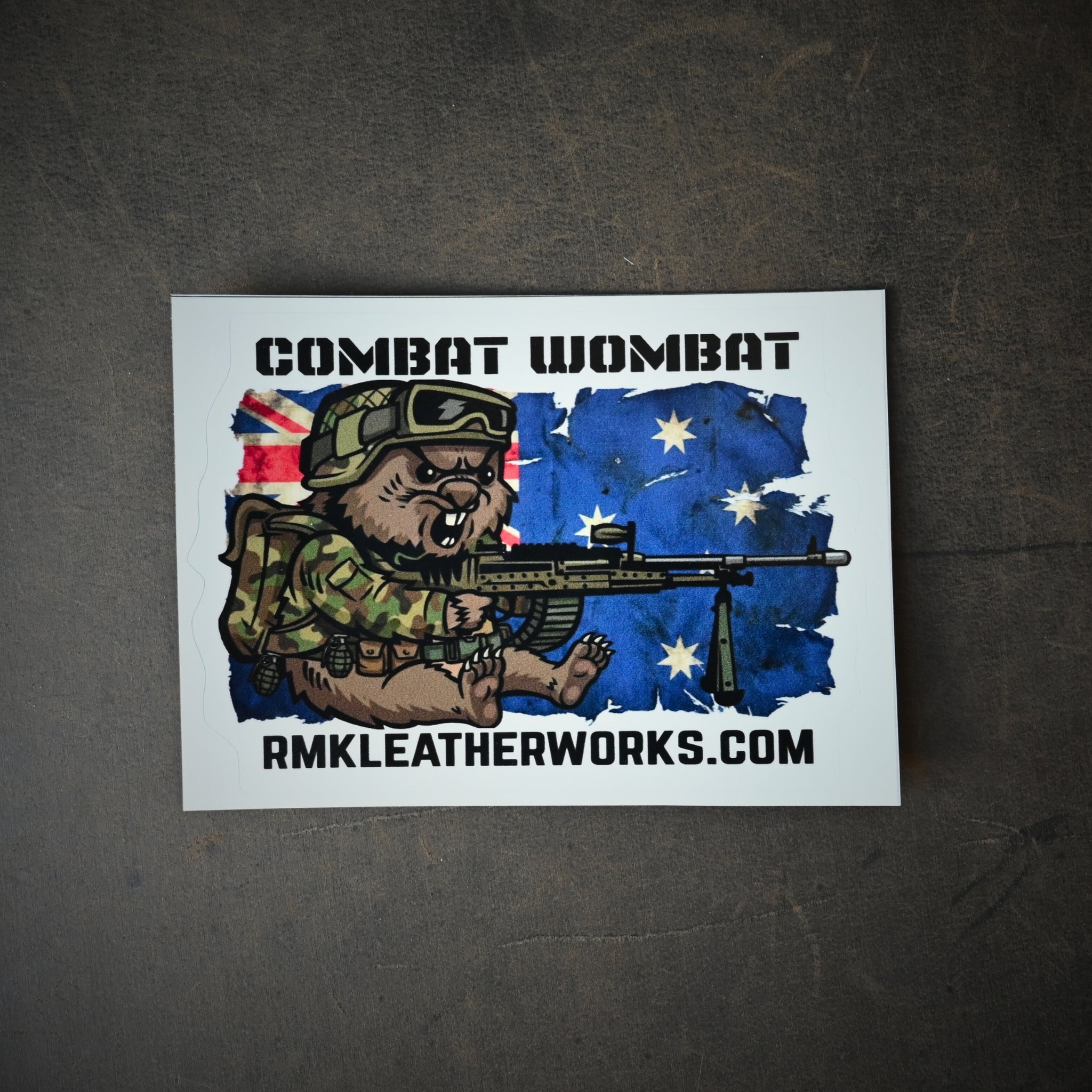Combat Wombat Sticker