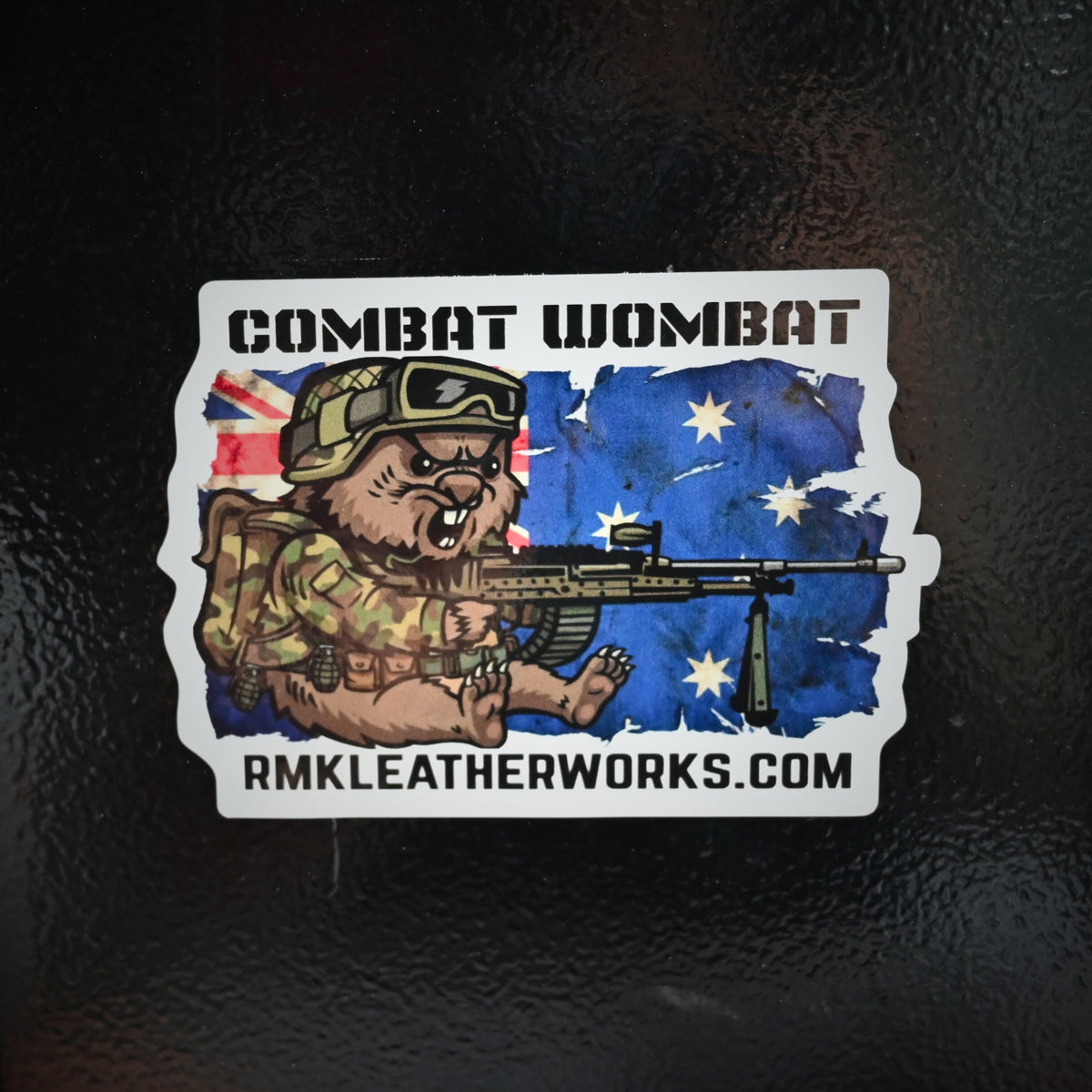 Combat Wombat Sticker | RMK Leatherworks