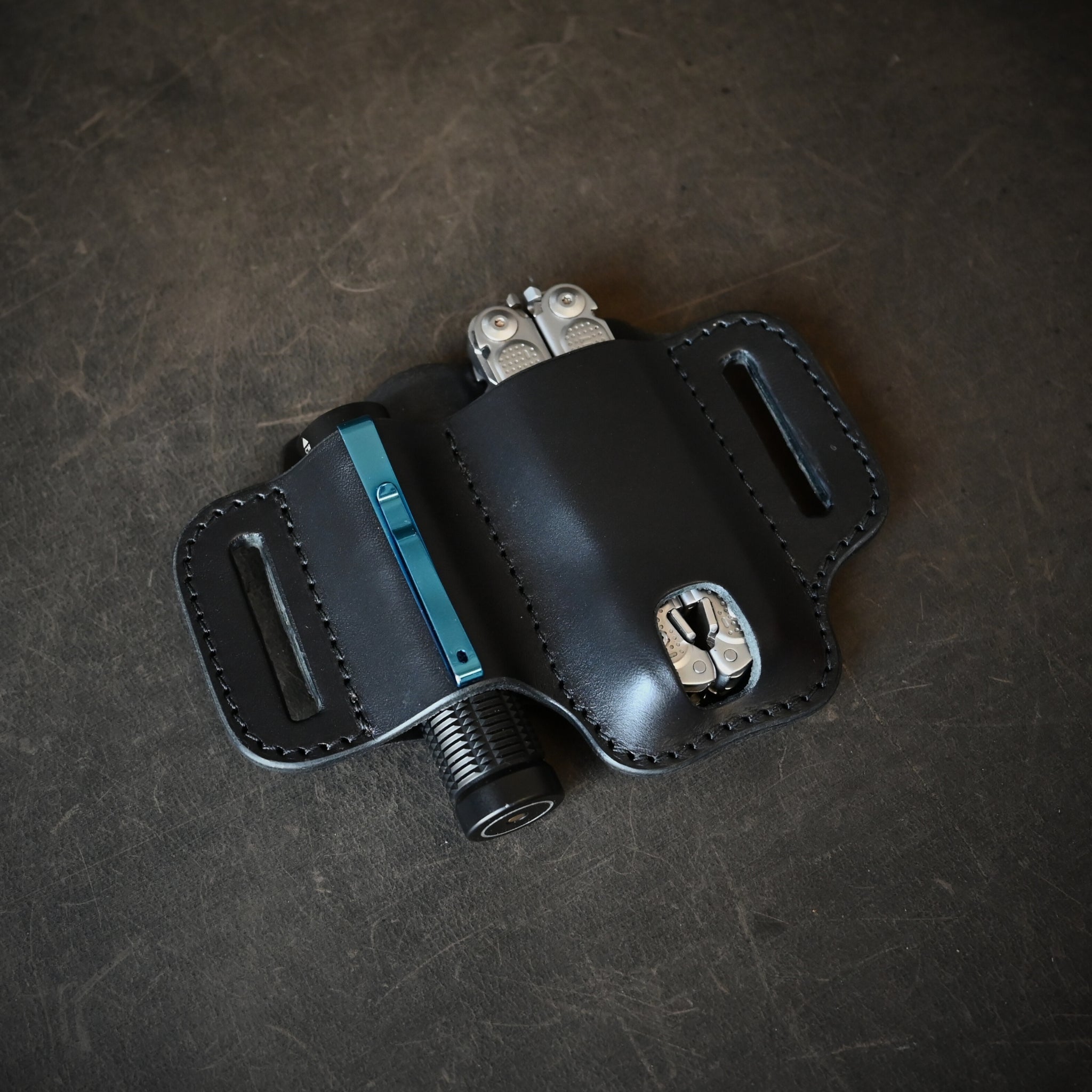 Compact Duo Leather Pancake Holster