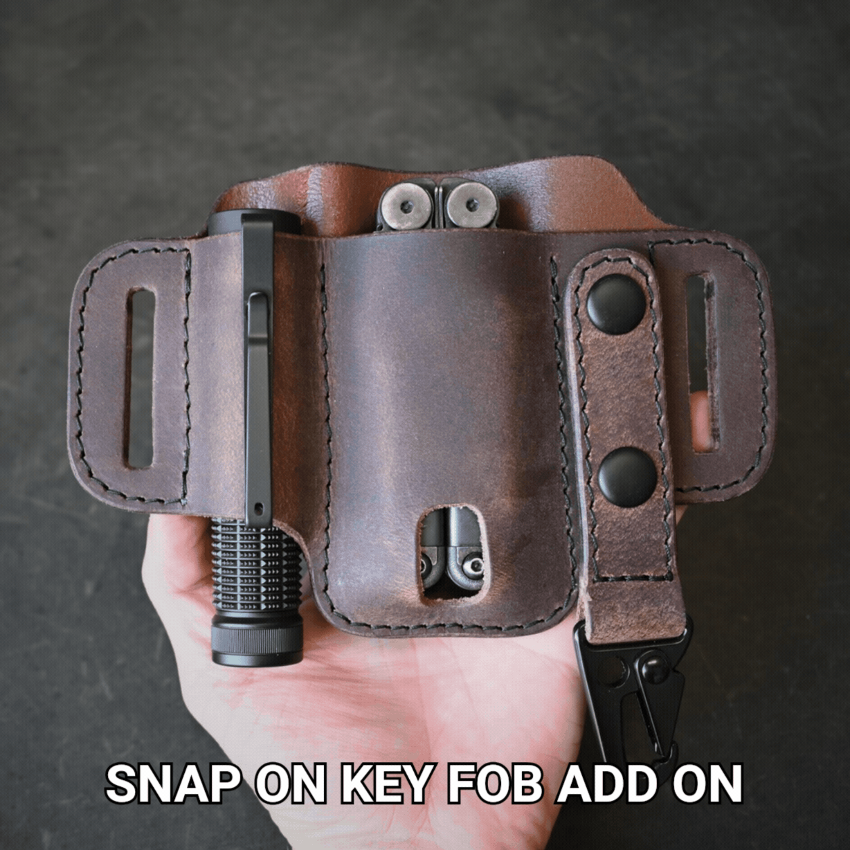 Compact Trio Leather Pancake Holster