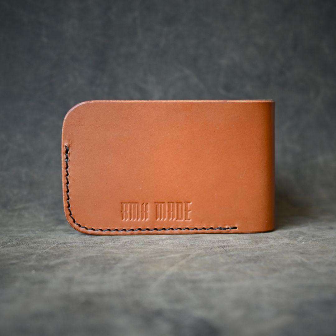 Eureka Minimalist Bifold Wallet Saddle Tan