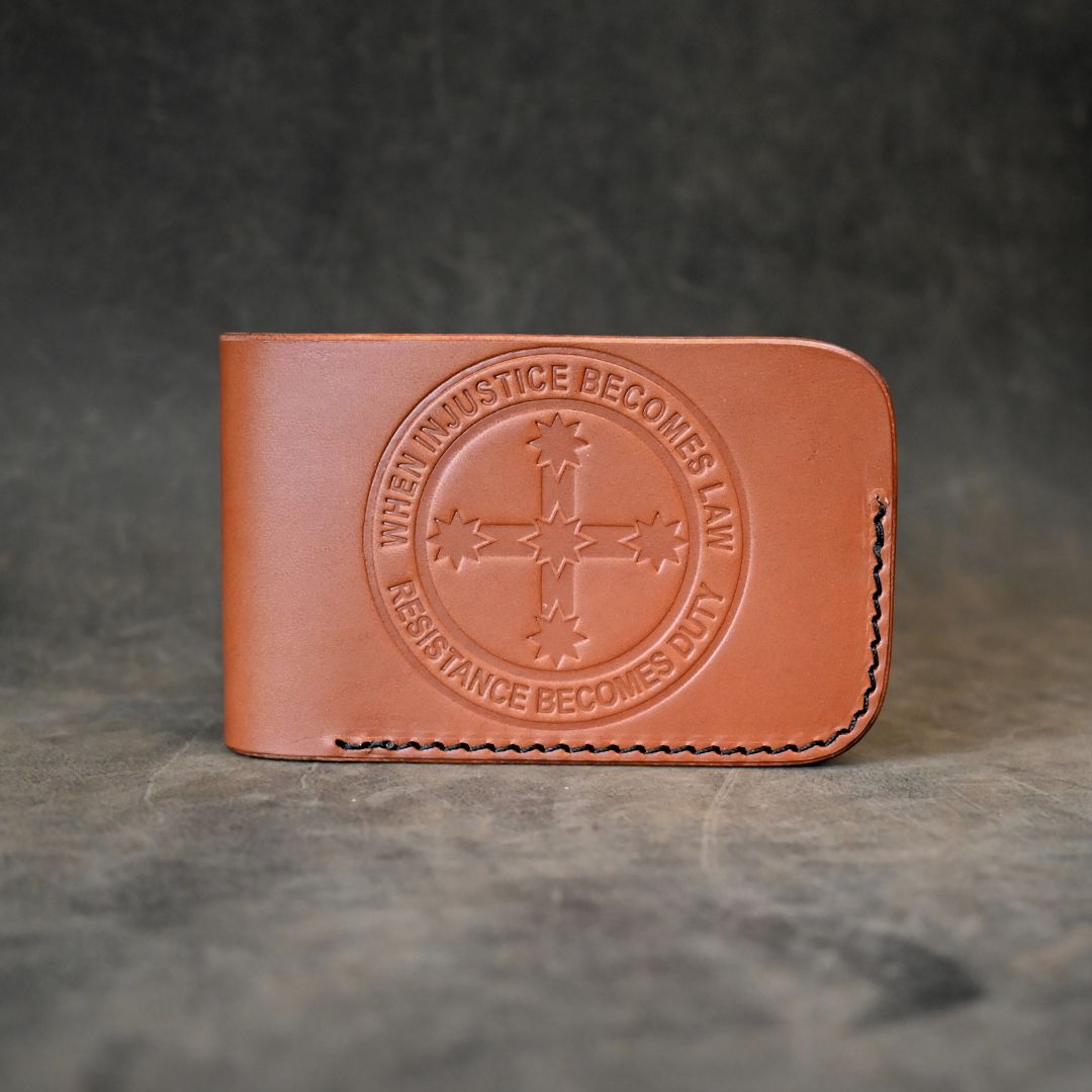 Eureka Minimalist Bifold Wallet Saddle Tan