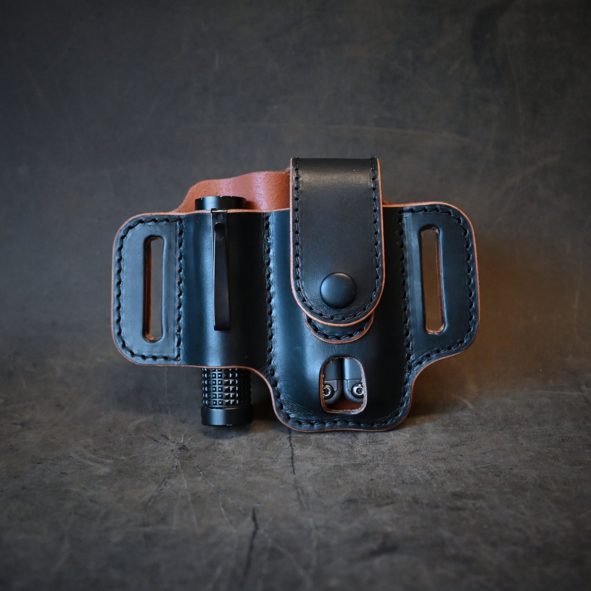 Ghost Leather Compact Duo Pancake Holster With Keeper