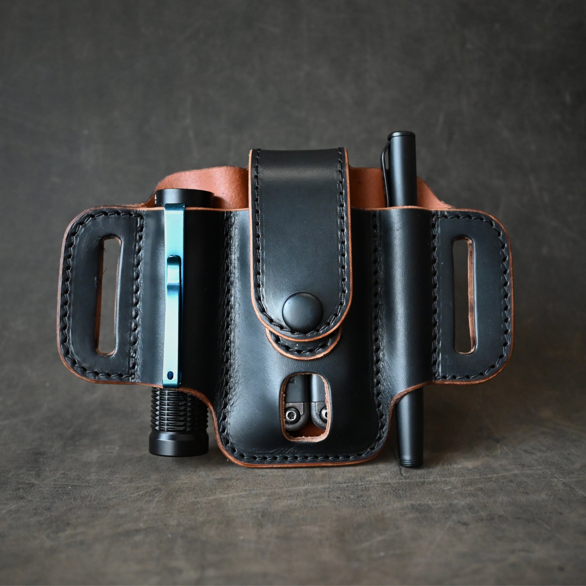 Ghost Leather Compact Trio Pancake Holster With Keeper