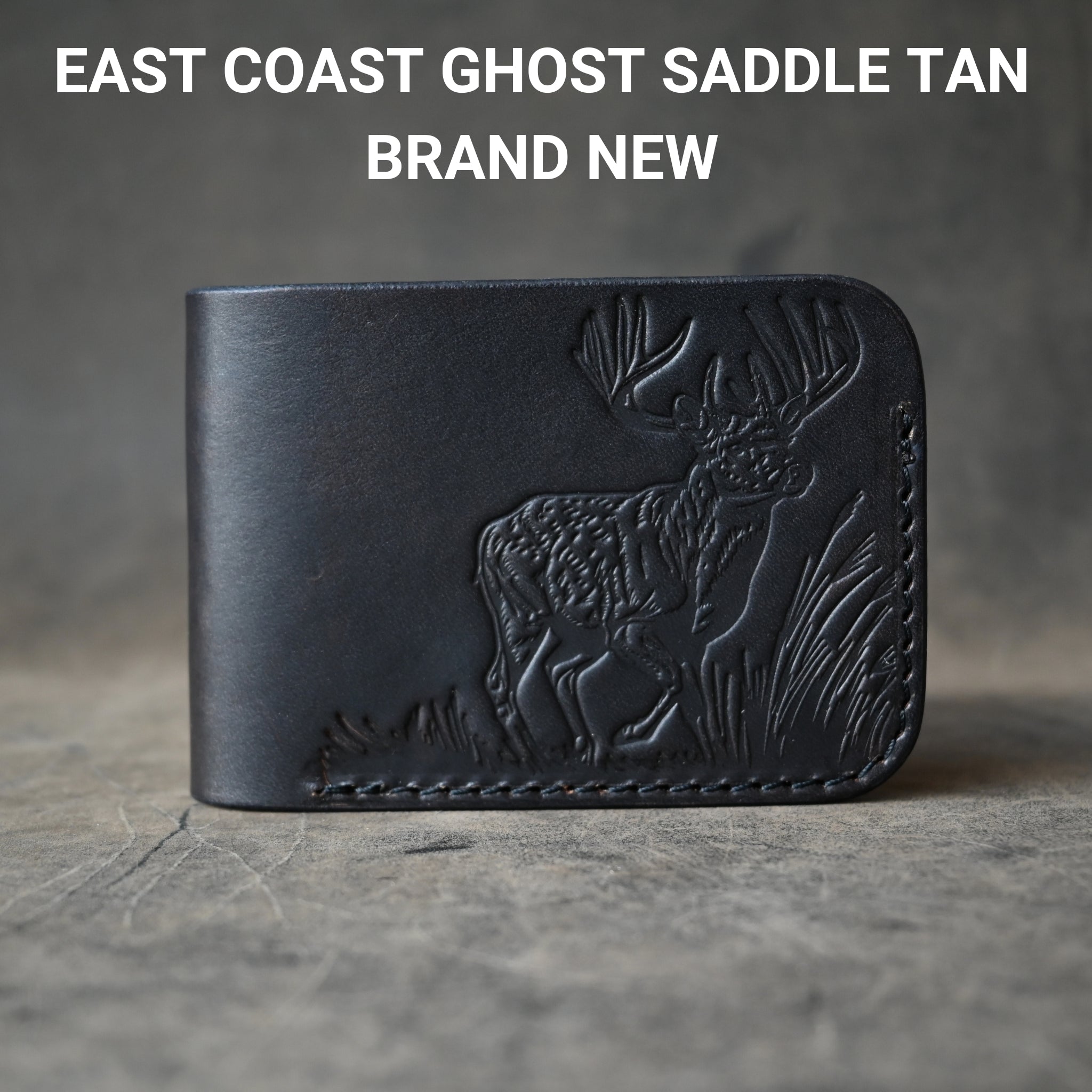 Ghost Leather Deer Themed Bifold 2.0 Wallet