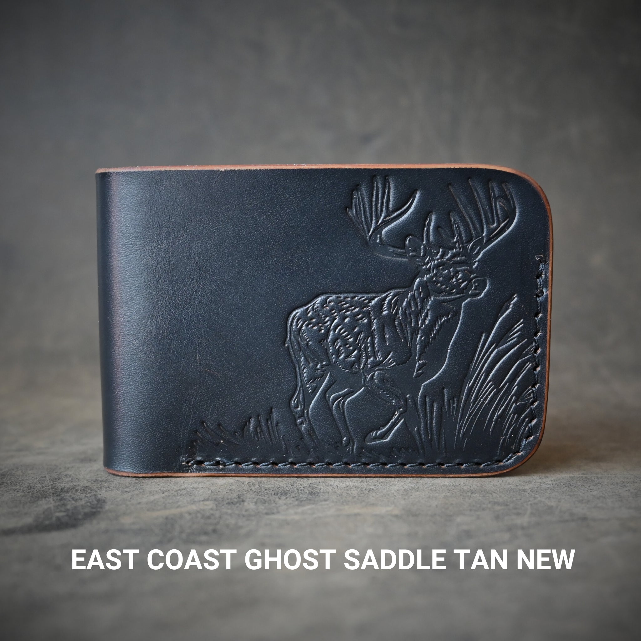 Ghost Leather Deer Themed Bifold 2.0 Wallet