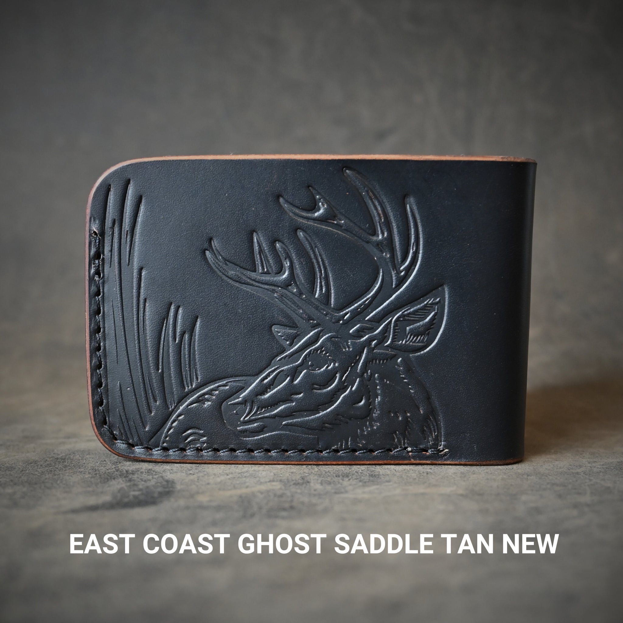 Ghost Leather Deer Themed Bifold 2.0 Wallet