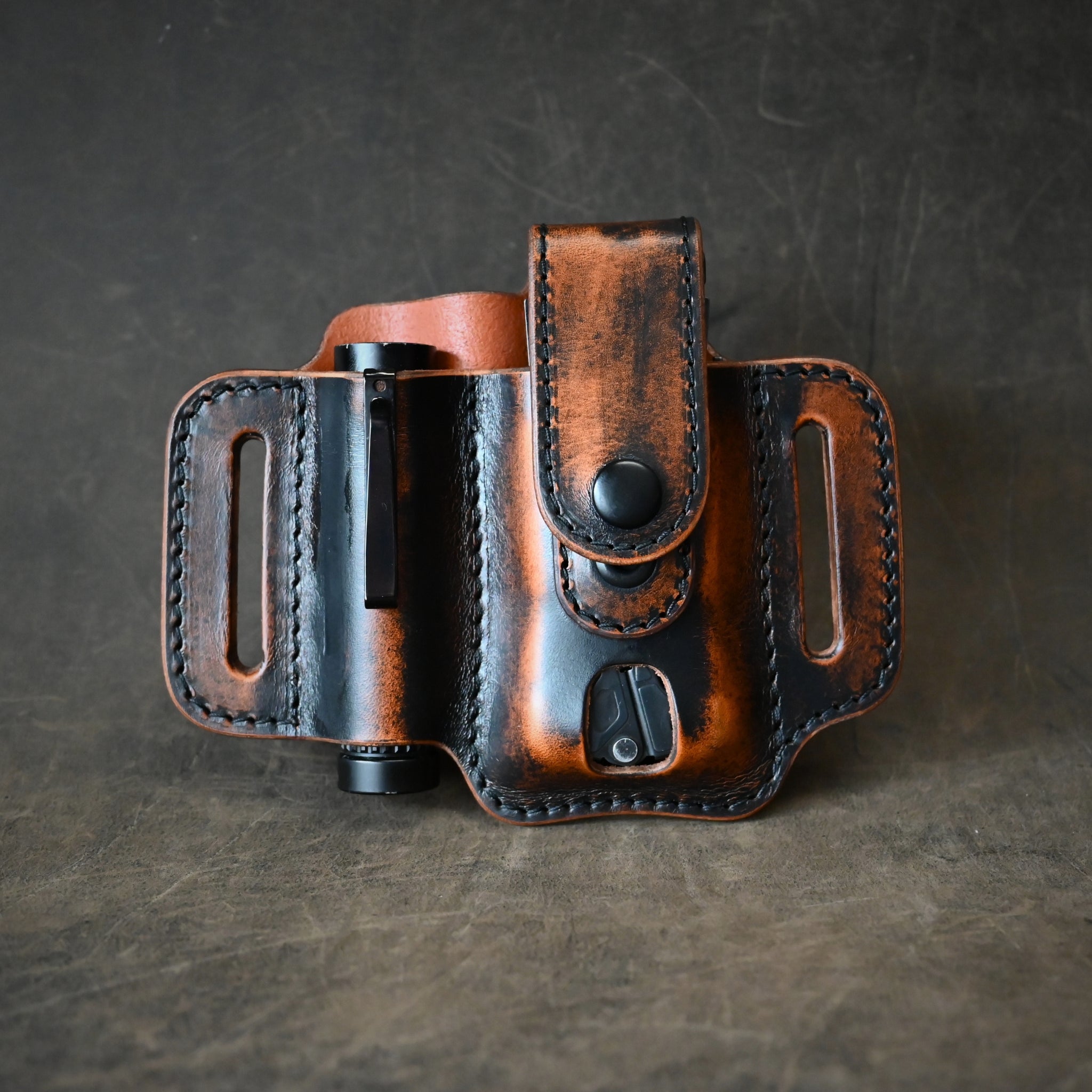 Ghost Leather Large Duo Pancake Holster With Keeper
