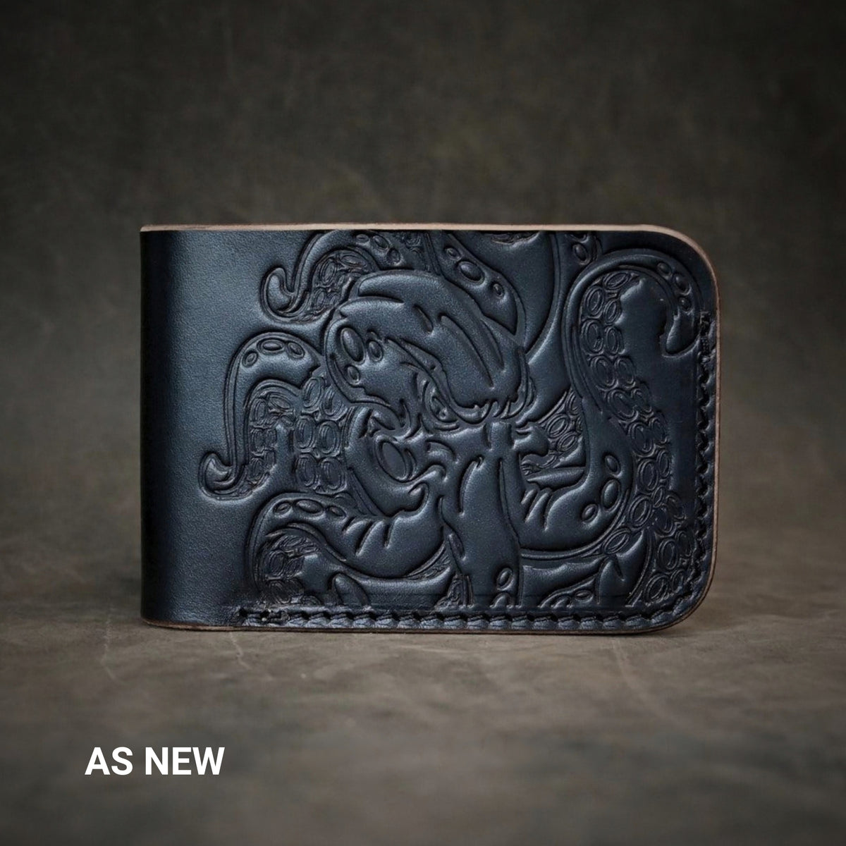 Ghost Leather Octopus Themed Bifold 2.0 Wallet