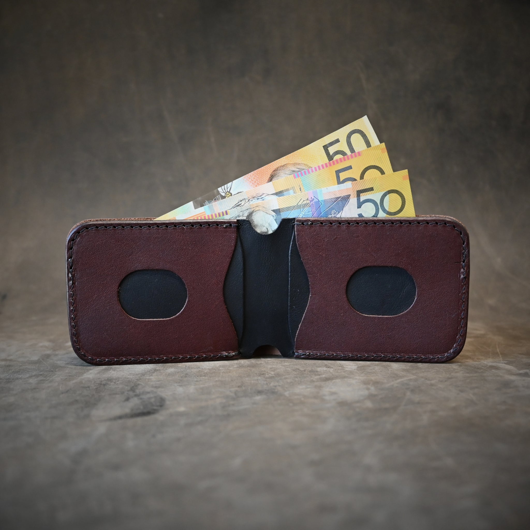 Ghost Leather Octopus Themed Bifold 2.0 Wallet