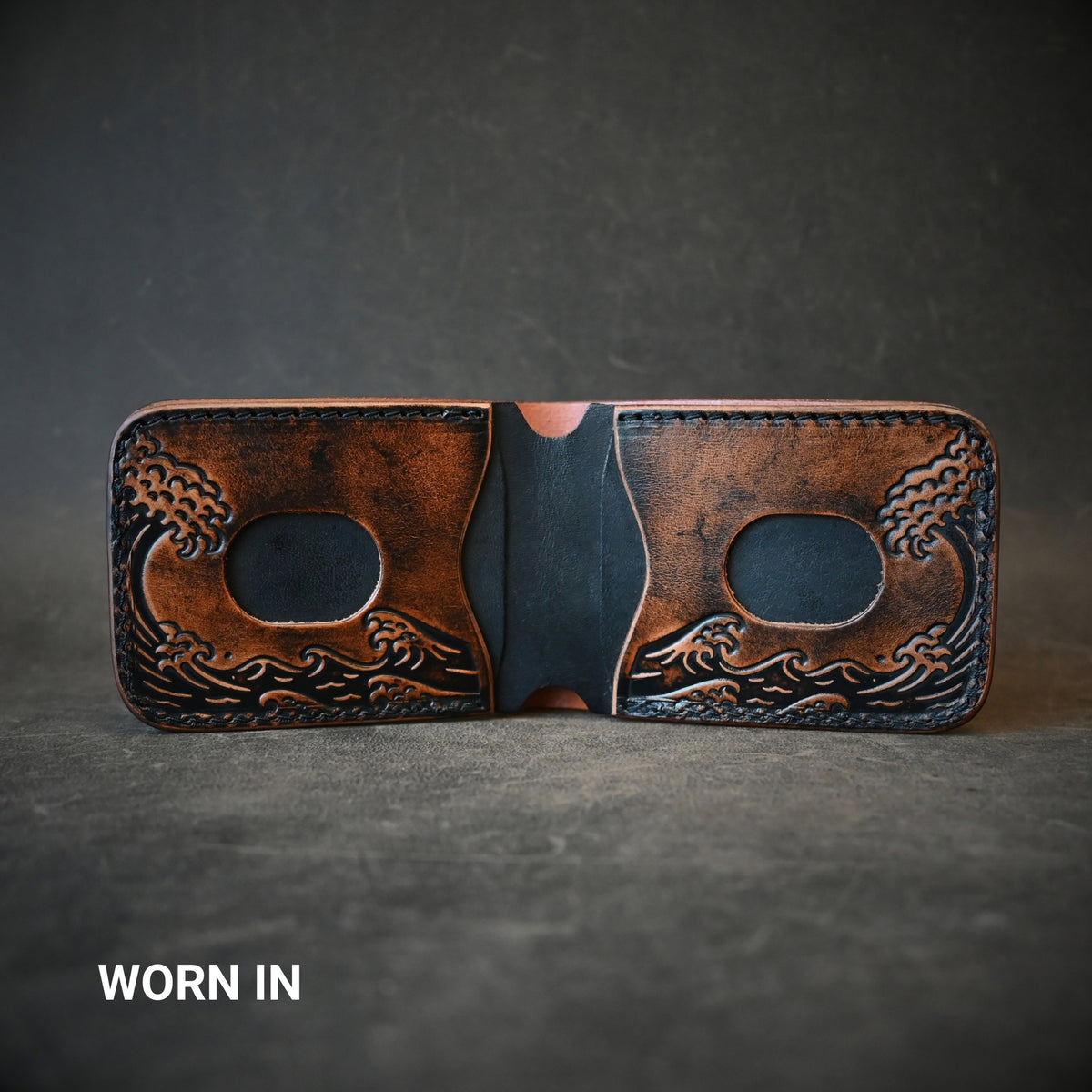 Ghost Leather Octopus Themed Bifold 2.0 Wallet