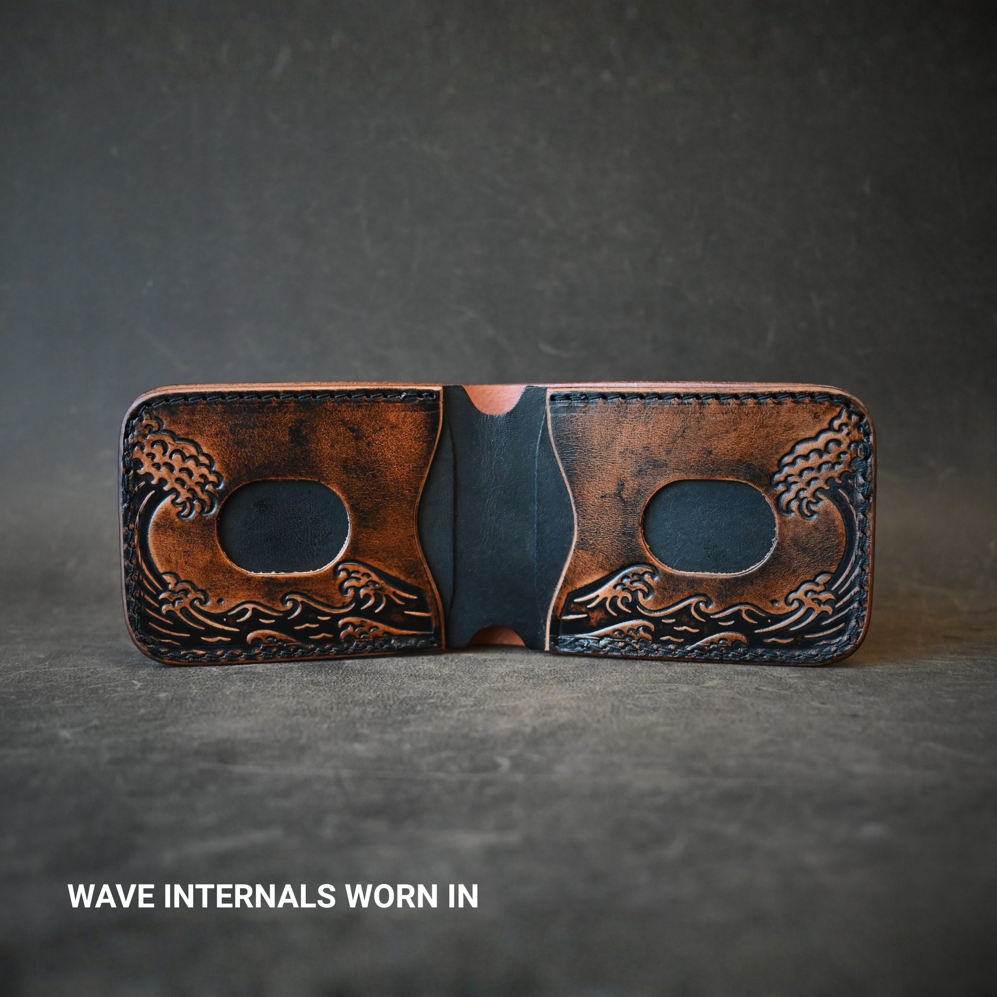 Ghost Leather Octopus Themed Bifold 2.0 Wallet