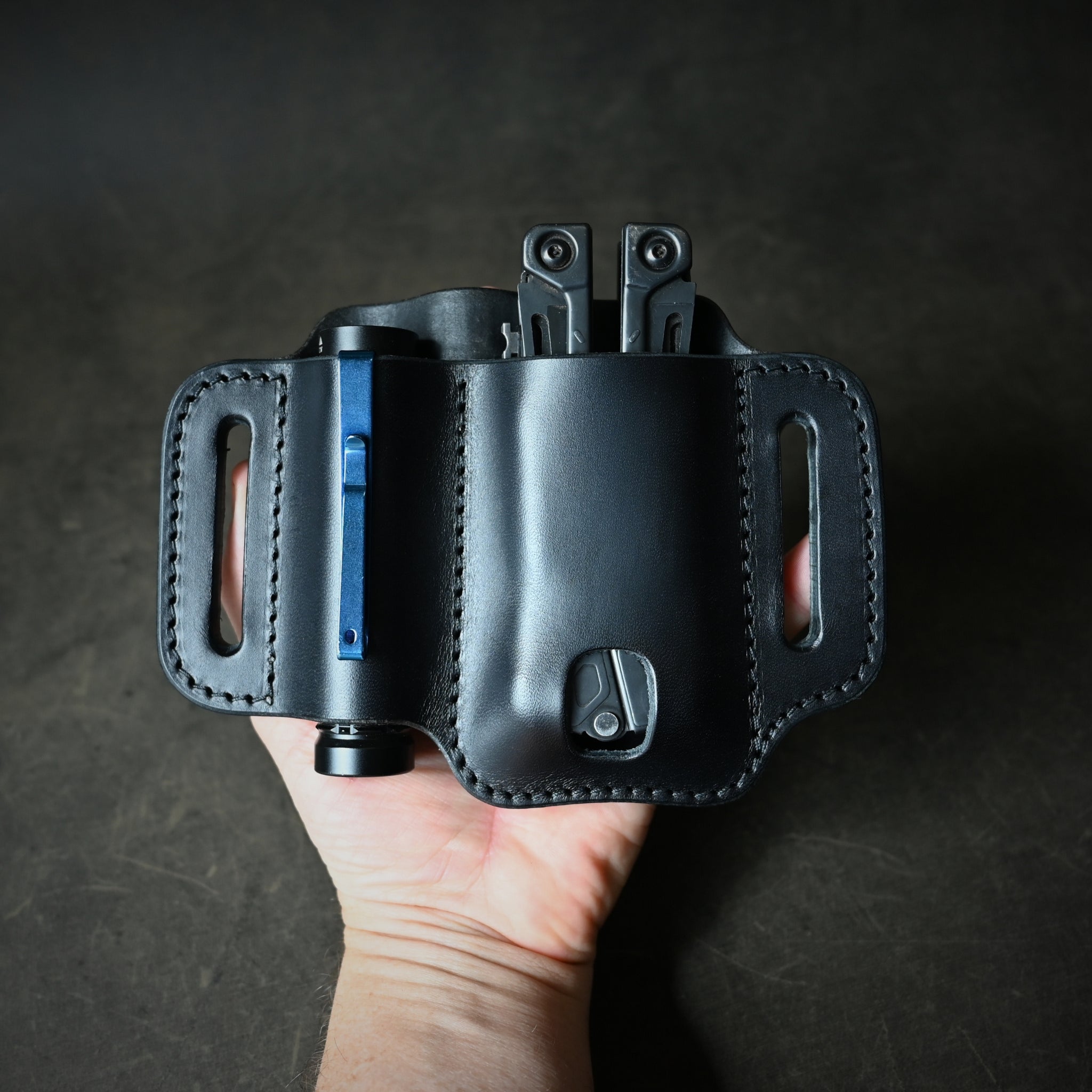 Large Duo Leather Pancake Holster