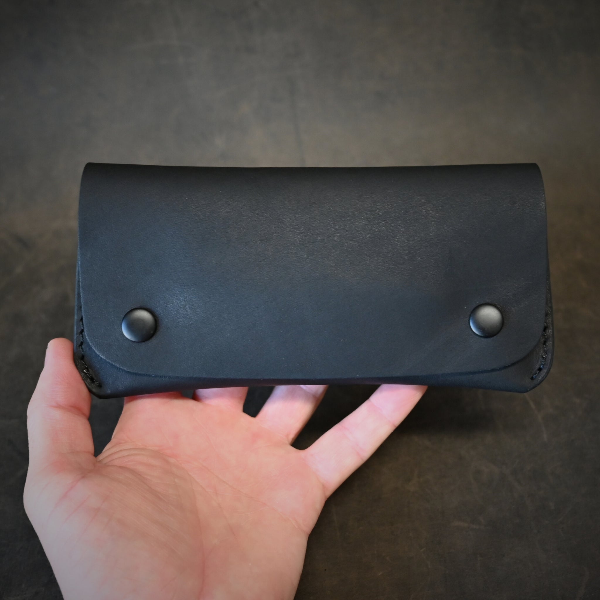 Leather Tobacco Pouch Black