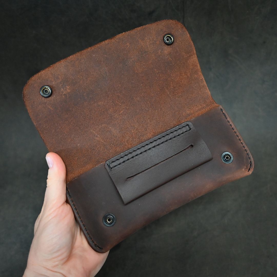 Leather Tobacco Pouch Cognac Columbia