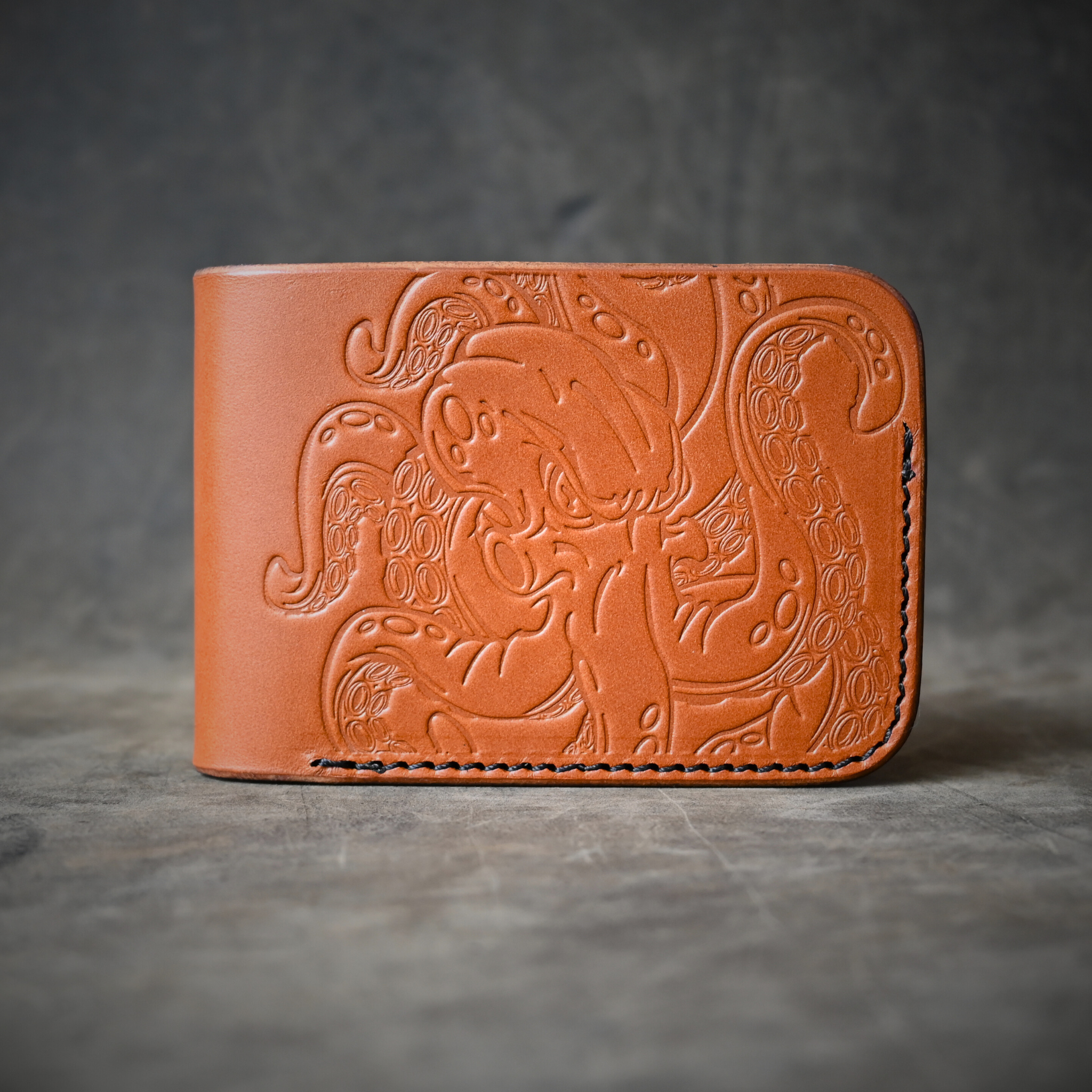 Octopus Themed Bifold 2.0 Leather Wallet