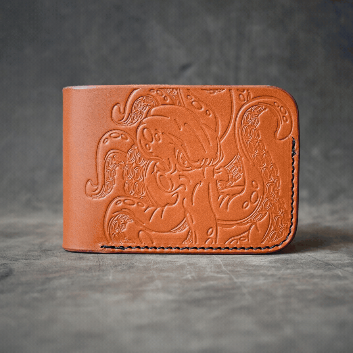 Octopus Themed Bifold 2.0 Leather Wallet