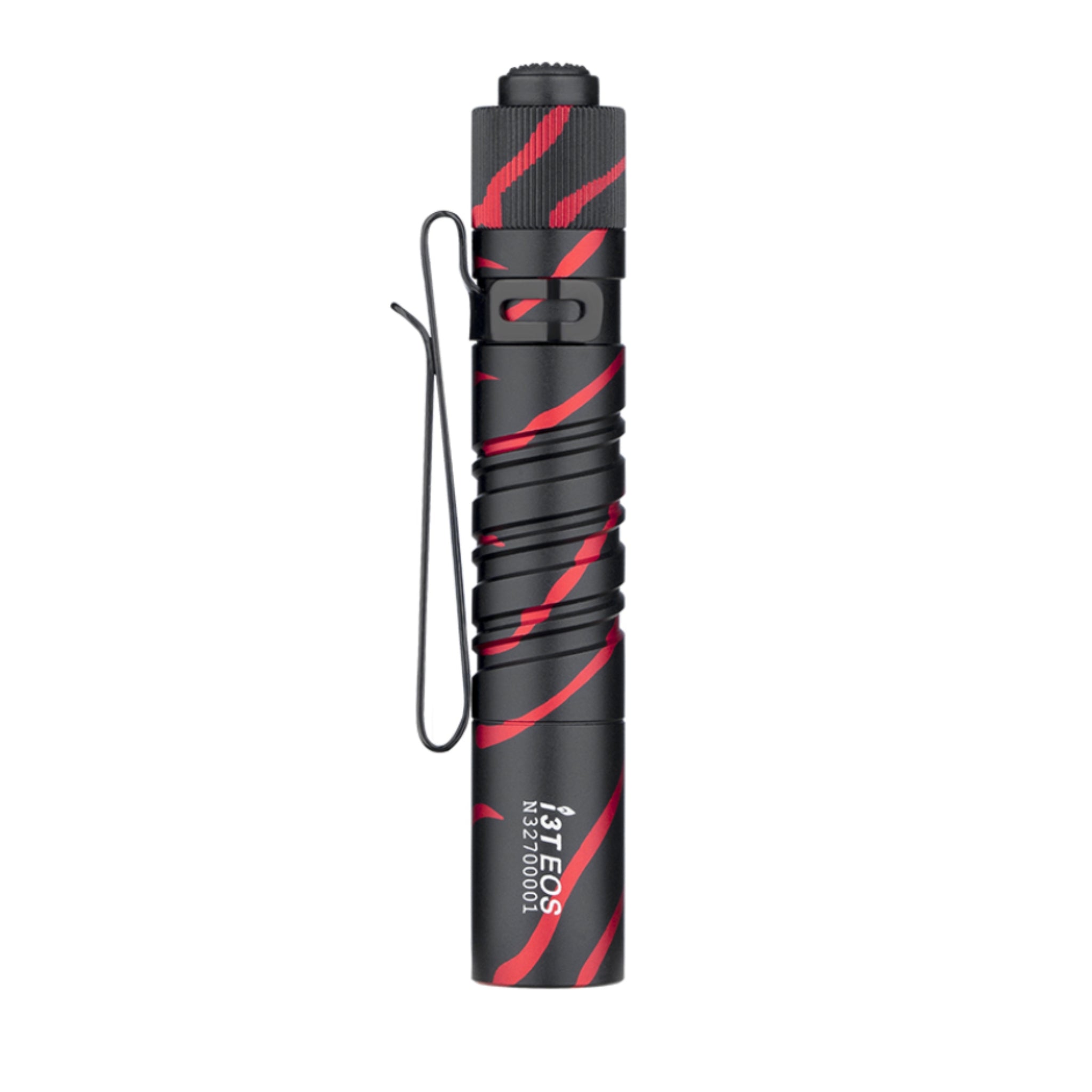 Olight i3T EOS Max 180 Lumens AAA LED Torch Black & Red