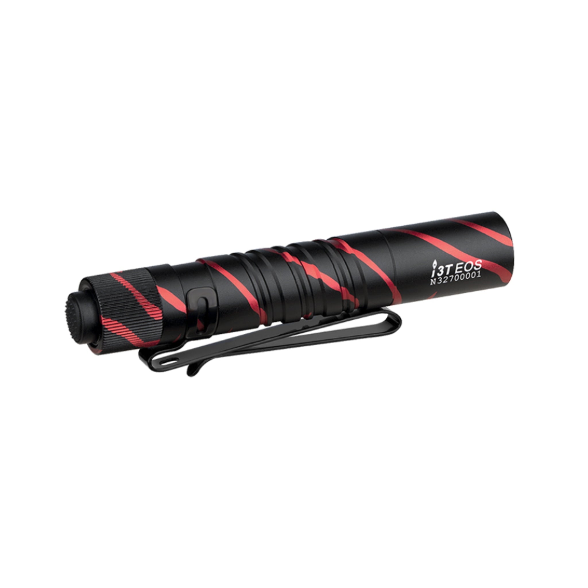 Olight i3T EOS Max 180 Lumens AAA LED Torch Black & Red