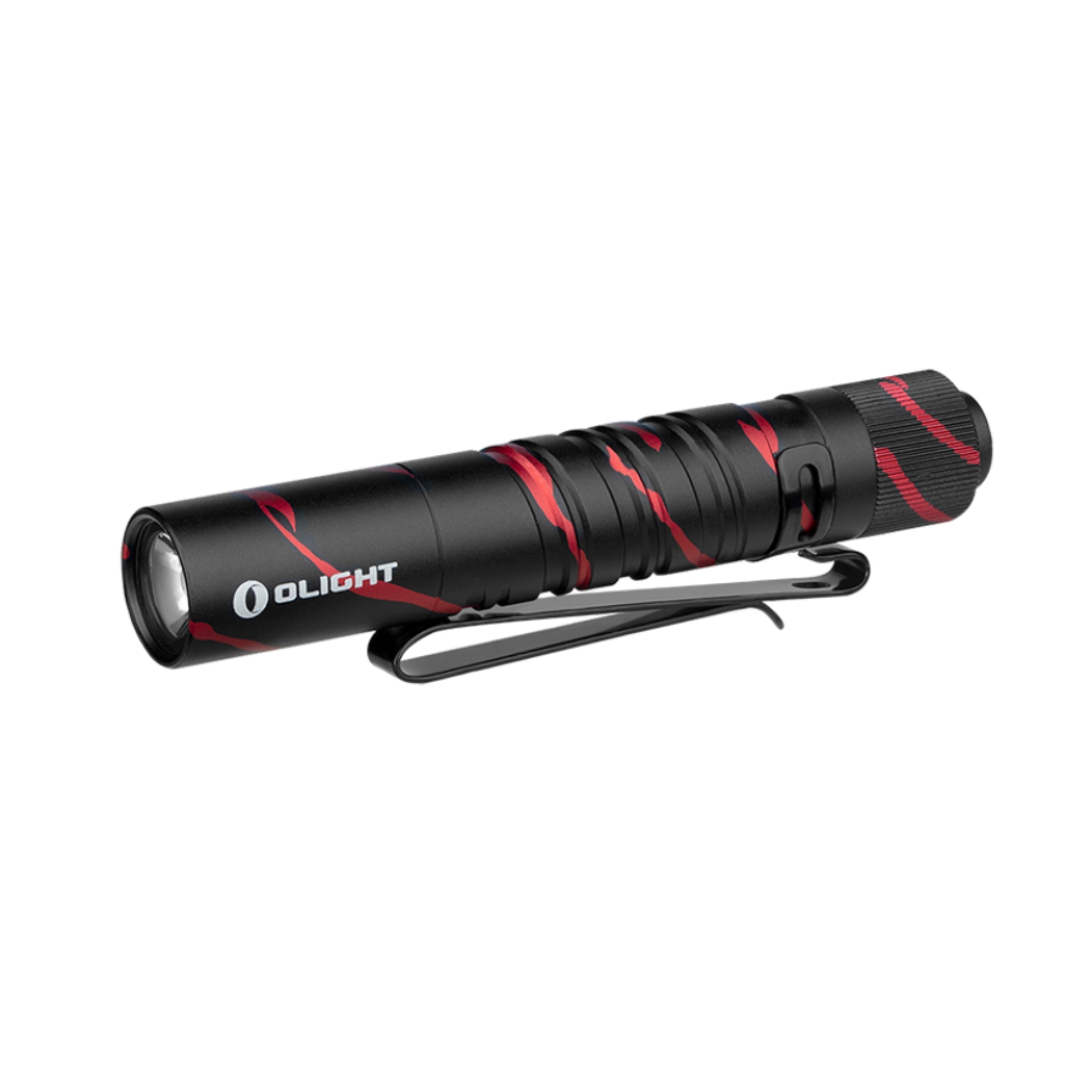 Olight i3T EOS Max 180 Lumens AAA LED Torch Black & Red