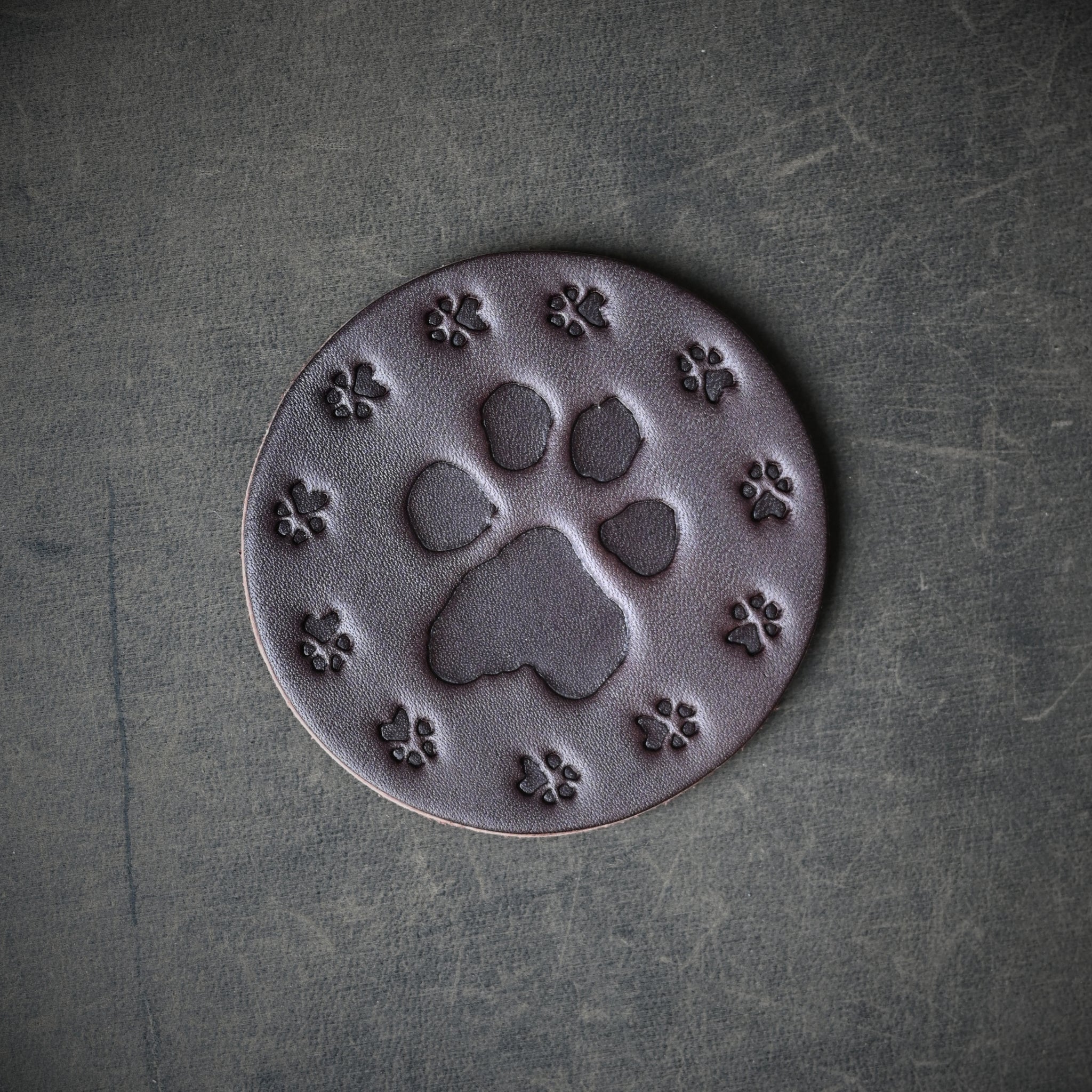 Pawsome Leather Coasters