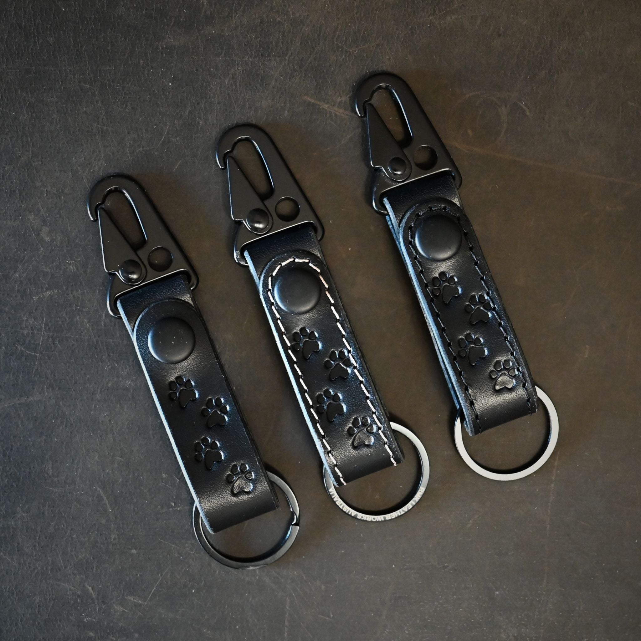 Pawsome Leather Key Fobs