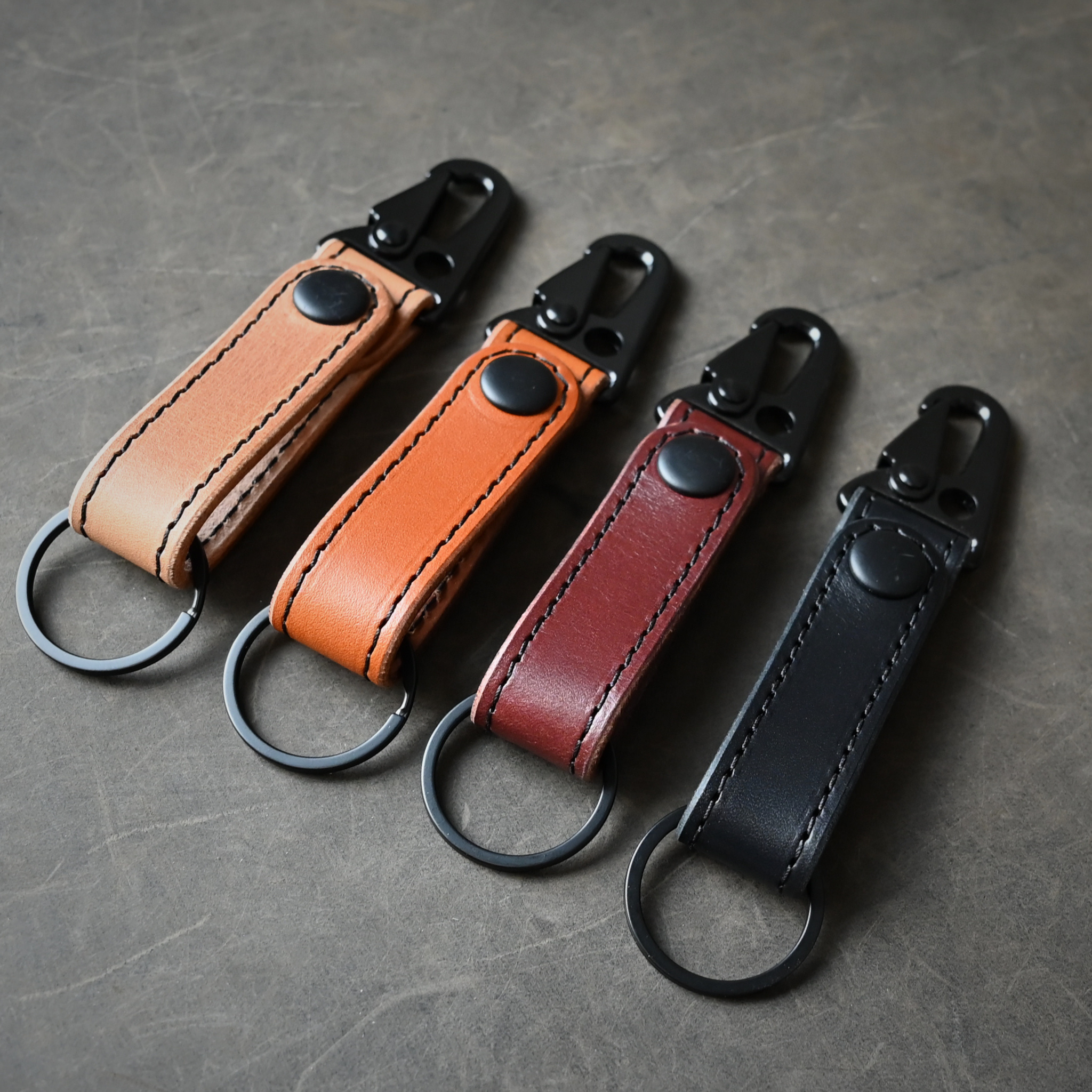 Personalised Leather Key Fob