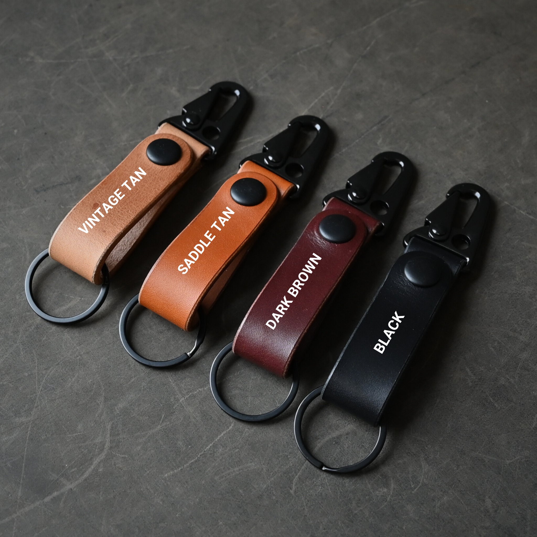 Personalised Leather Key Fob