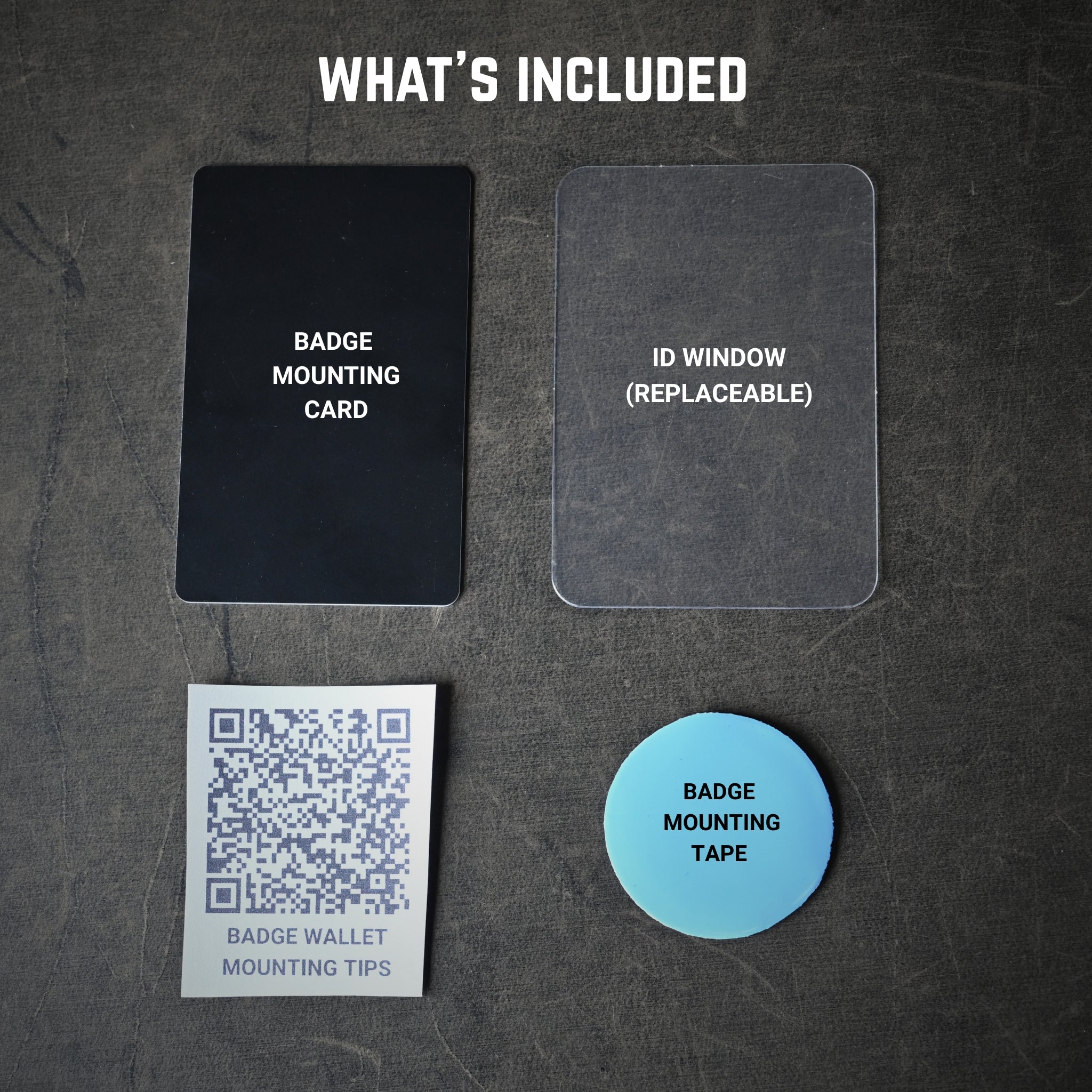 Police Basic Leather Badge Wallets