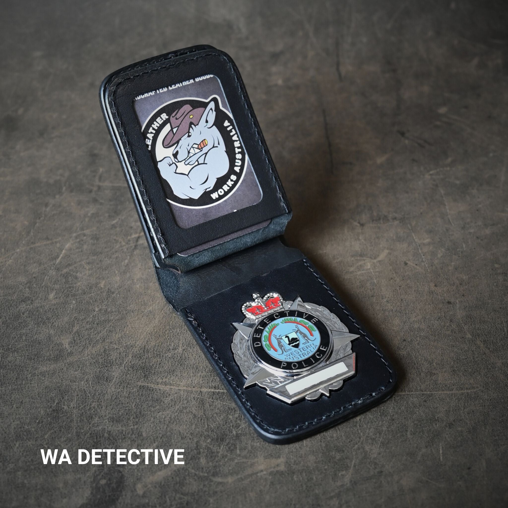 Police Deluxe Leather Badge Wallets
