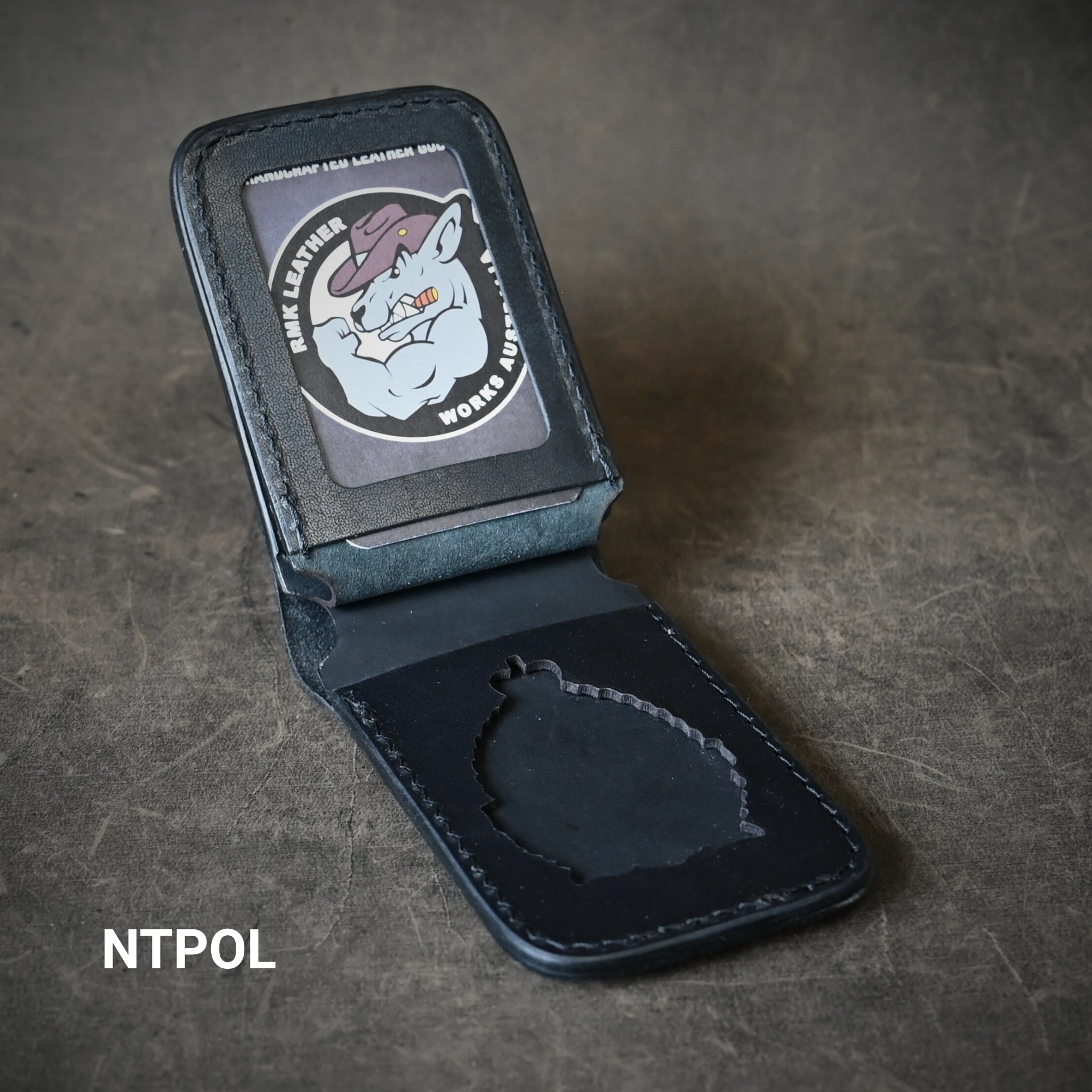 Police Deluxe Leather Badge Wallets