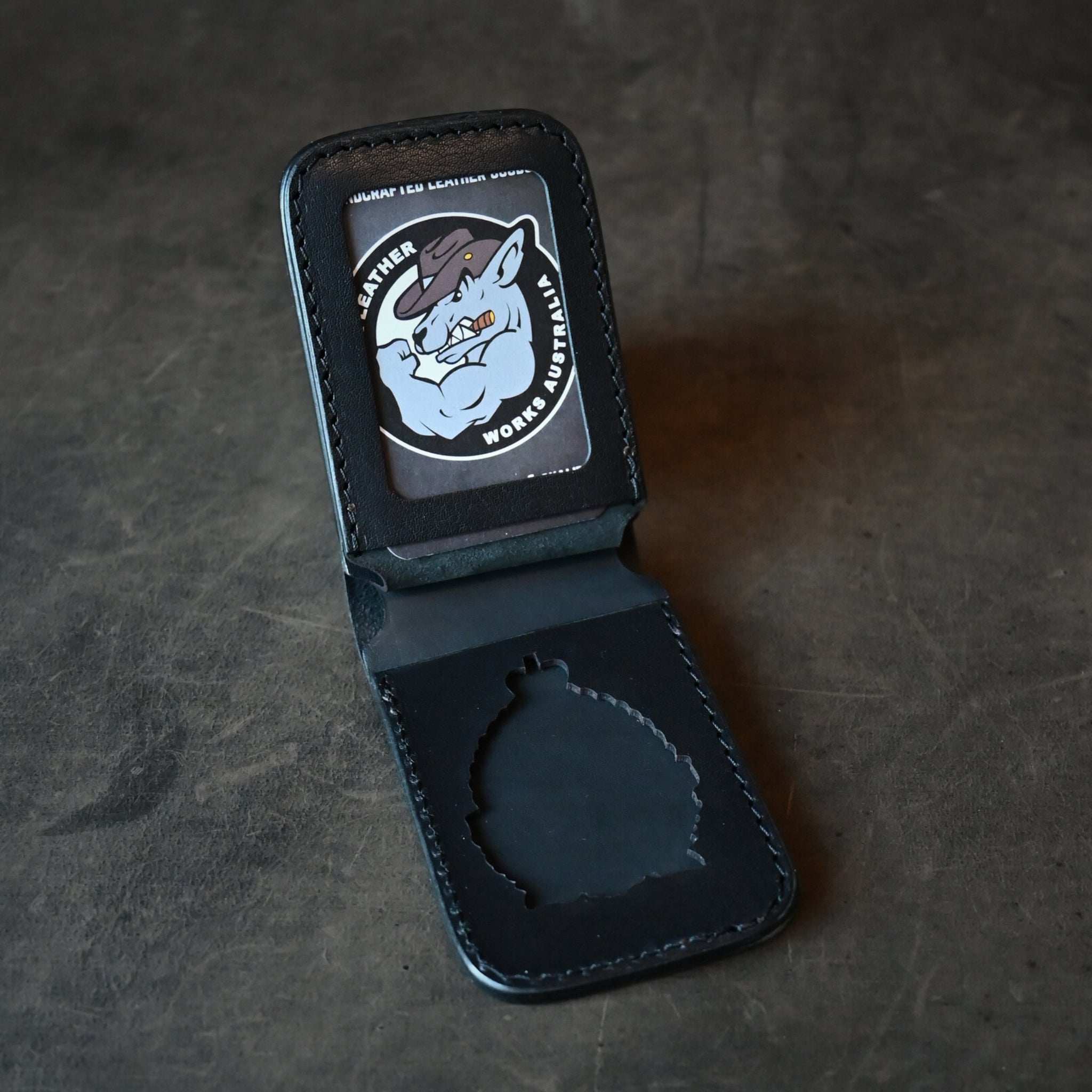 Police Deluxe Leather Badge Wallets