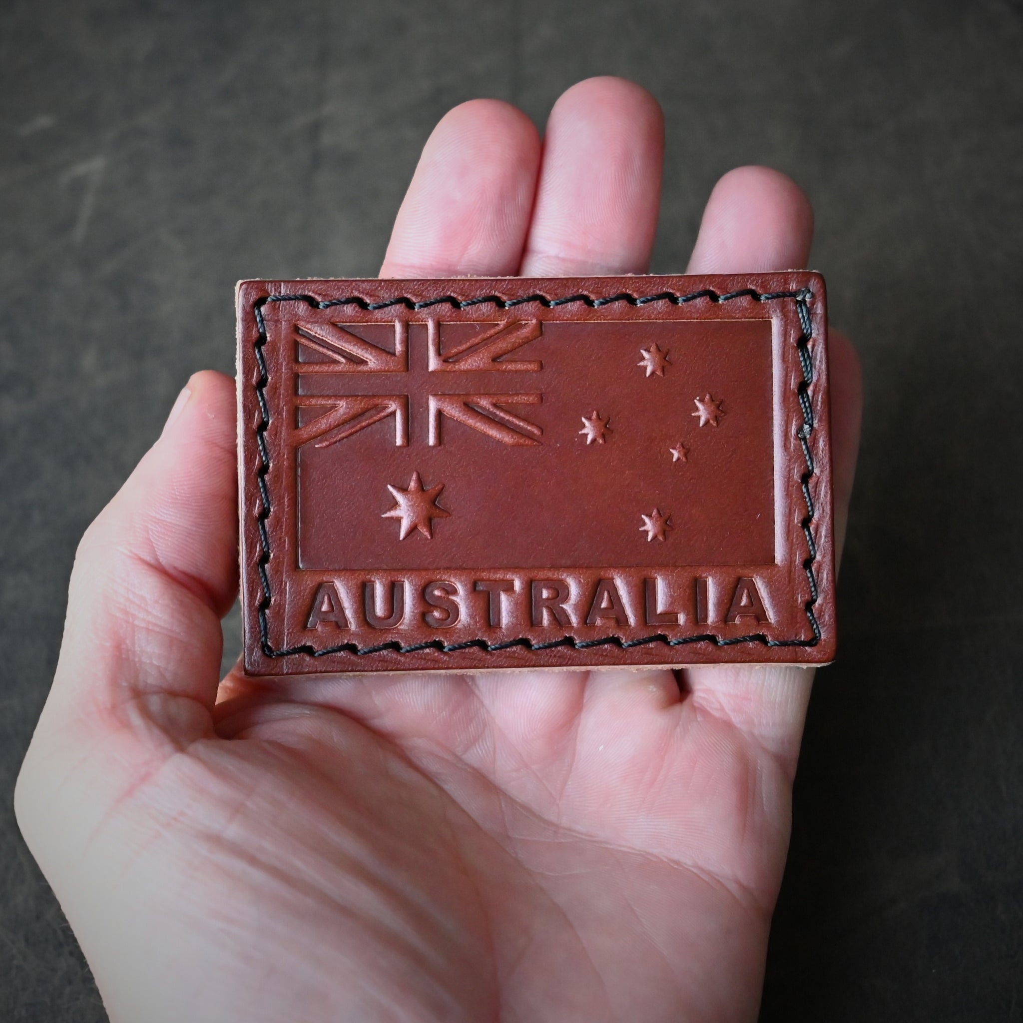 RMK Australian National Flag Leather Patch