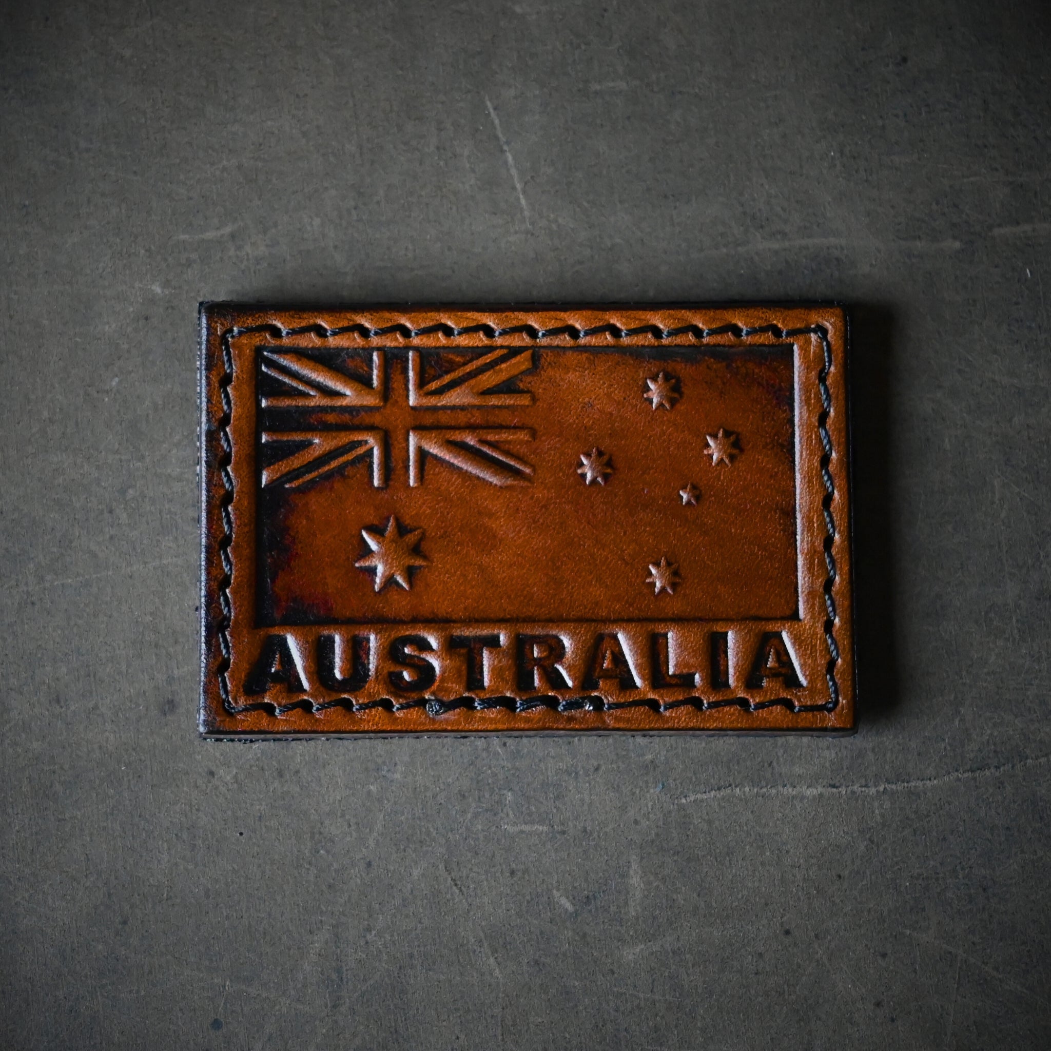 RMK Australian National Flag Leather Patch